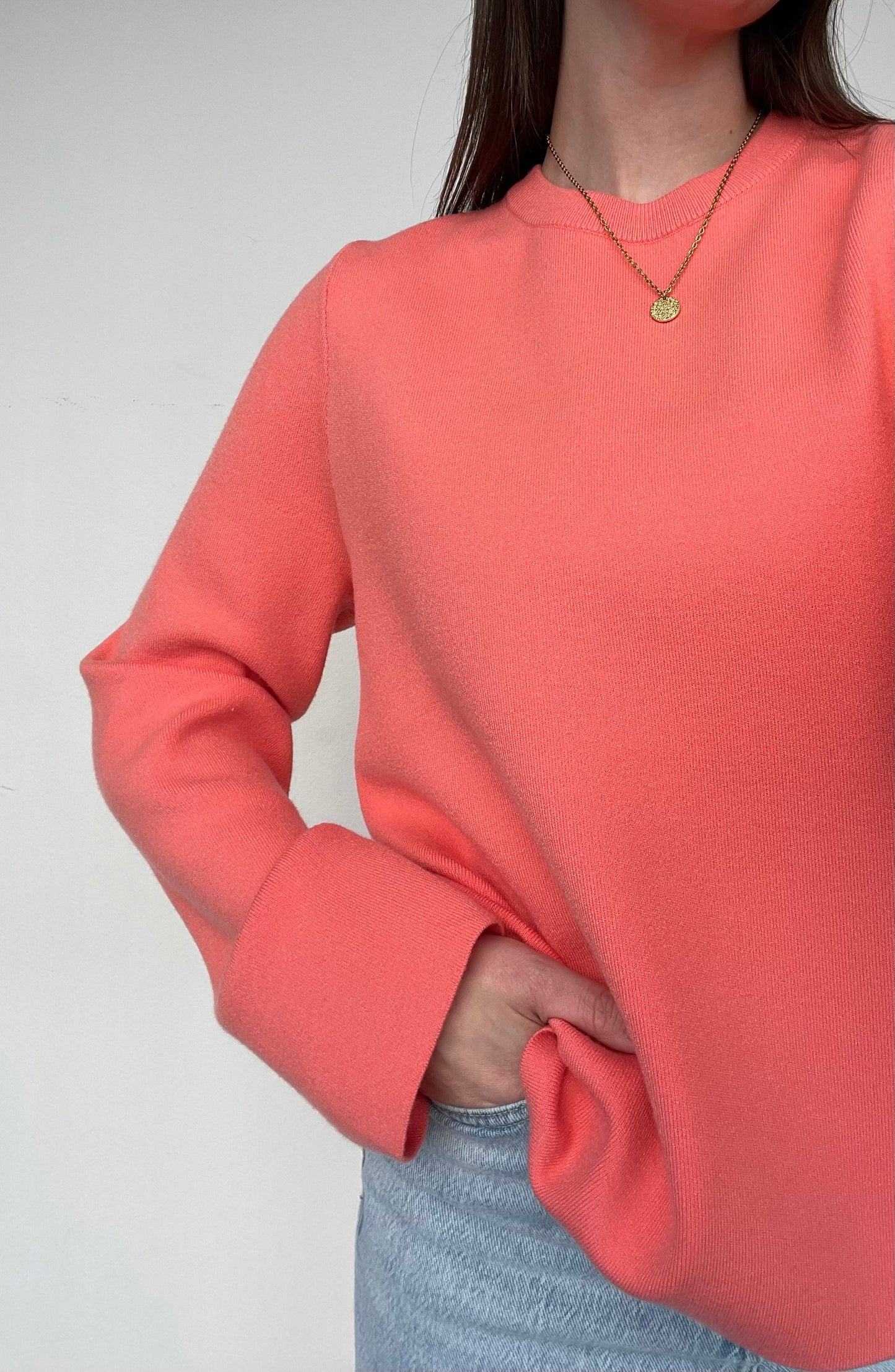 OBJREYNARD Pullover - Georgia Peach