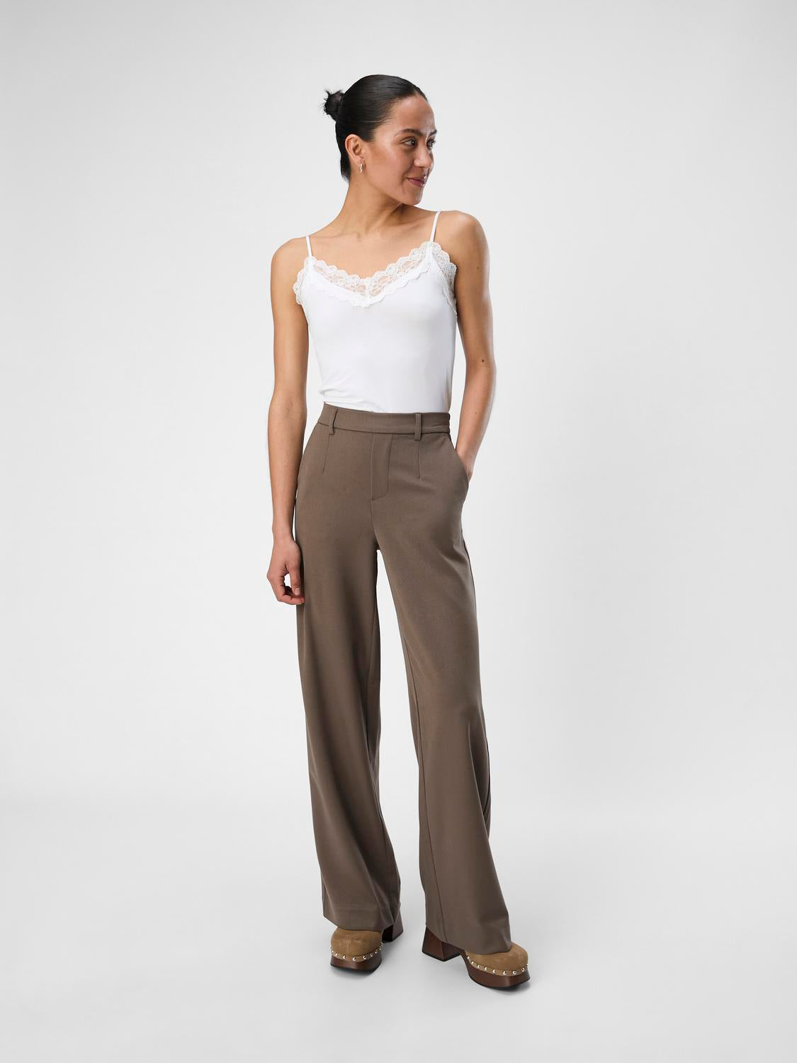 OBJLISA Trousers - Morel