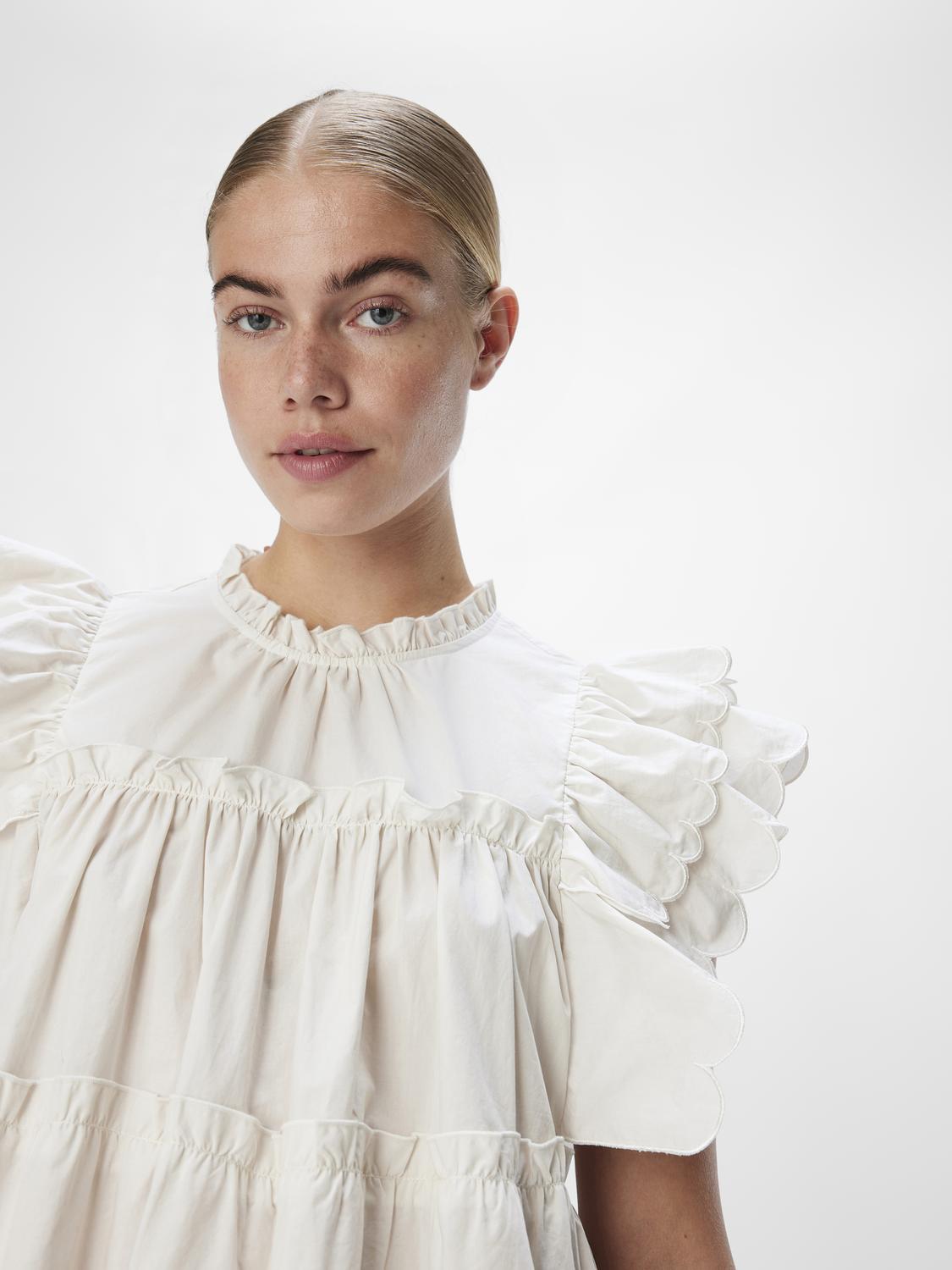 OBJHOPE Dress - White Sand