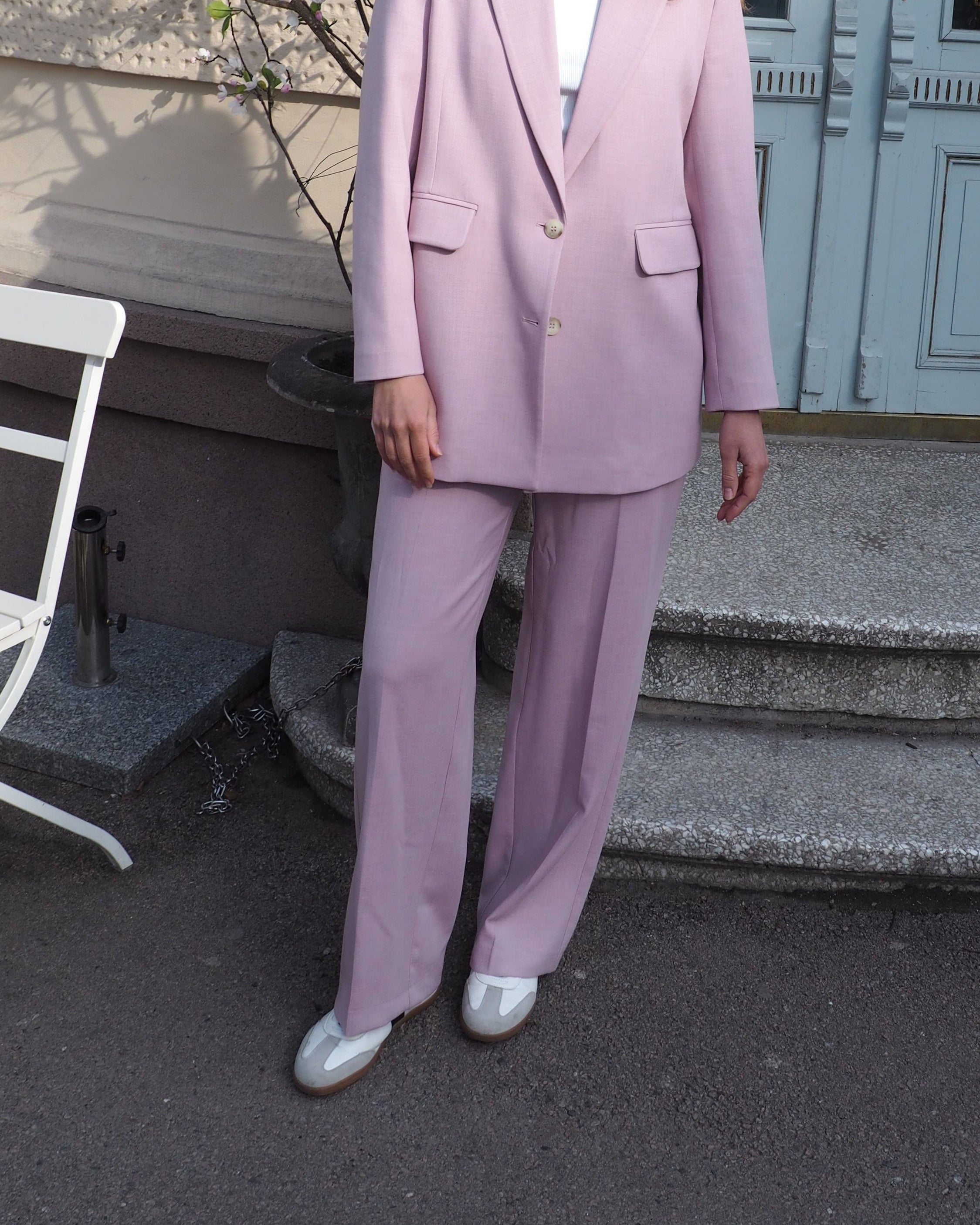 SLWRITA PANT - Bleached Mauve