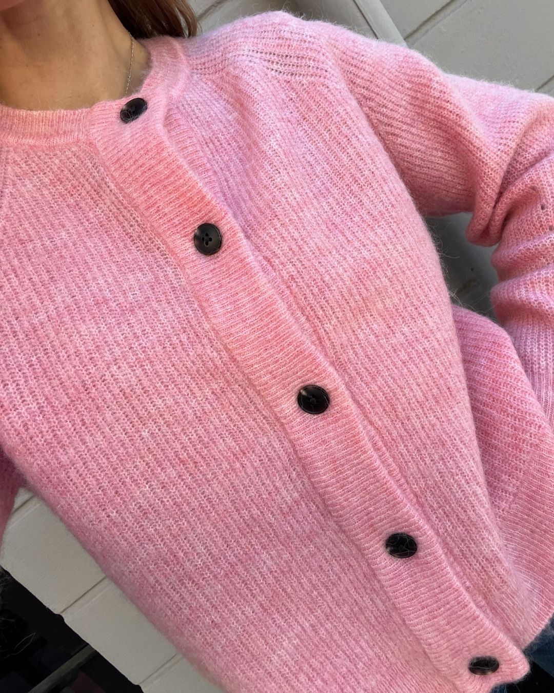 SLFLULU Knit Cardigan - Peony