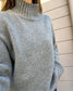 OBJAGNES Pullover - Medium Grey Melange