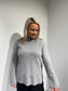 YASEMILIE Pullover - Light Grey Melange