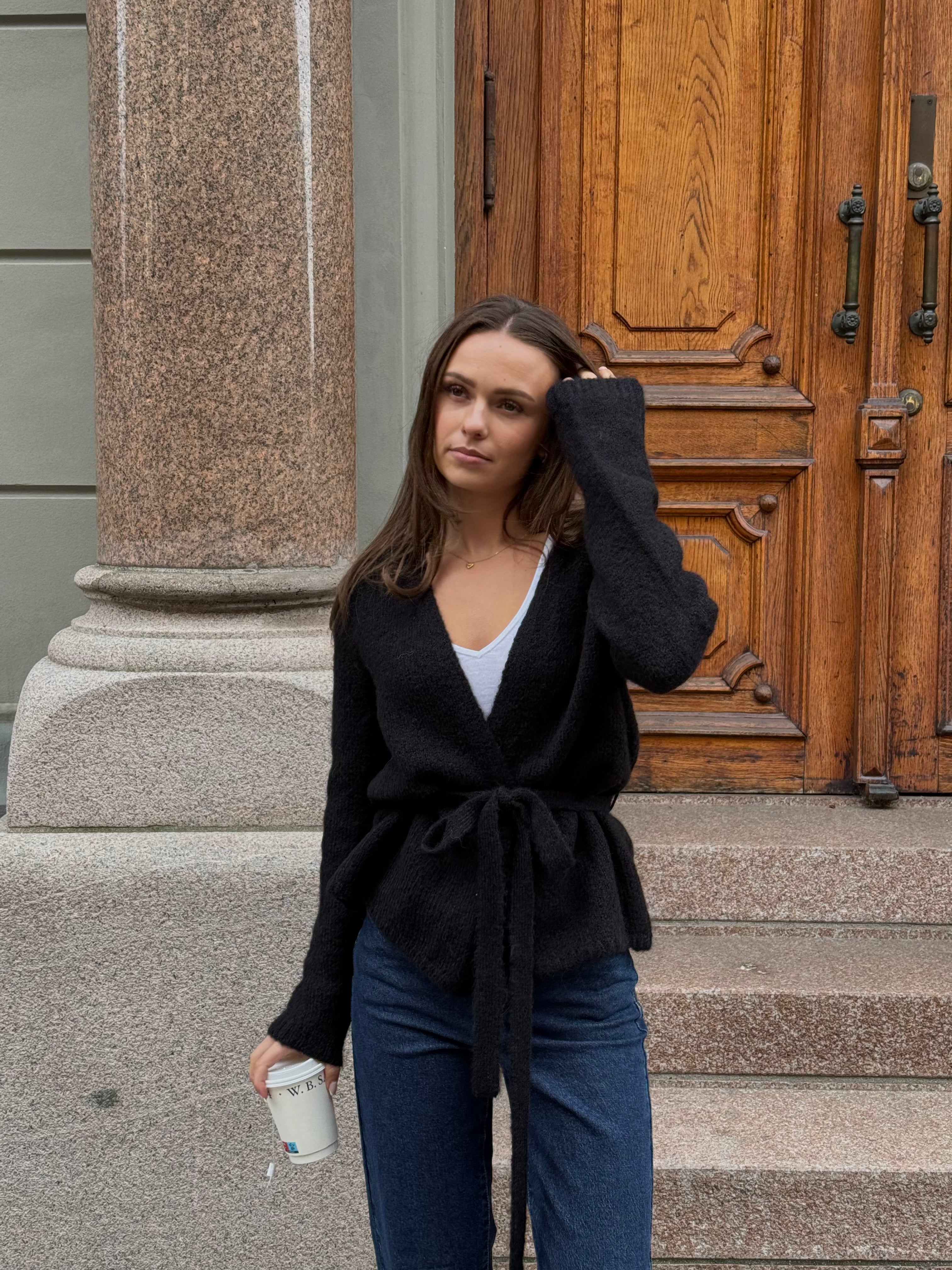 SLFGABRIELLA Knitted Cardigan - Black