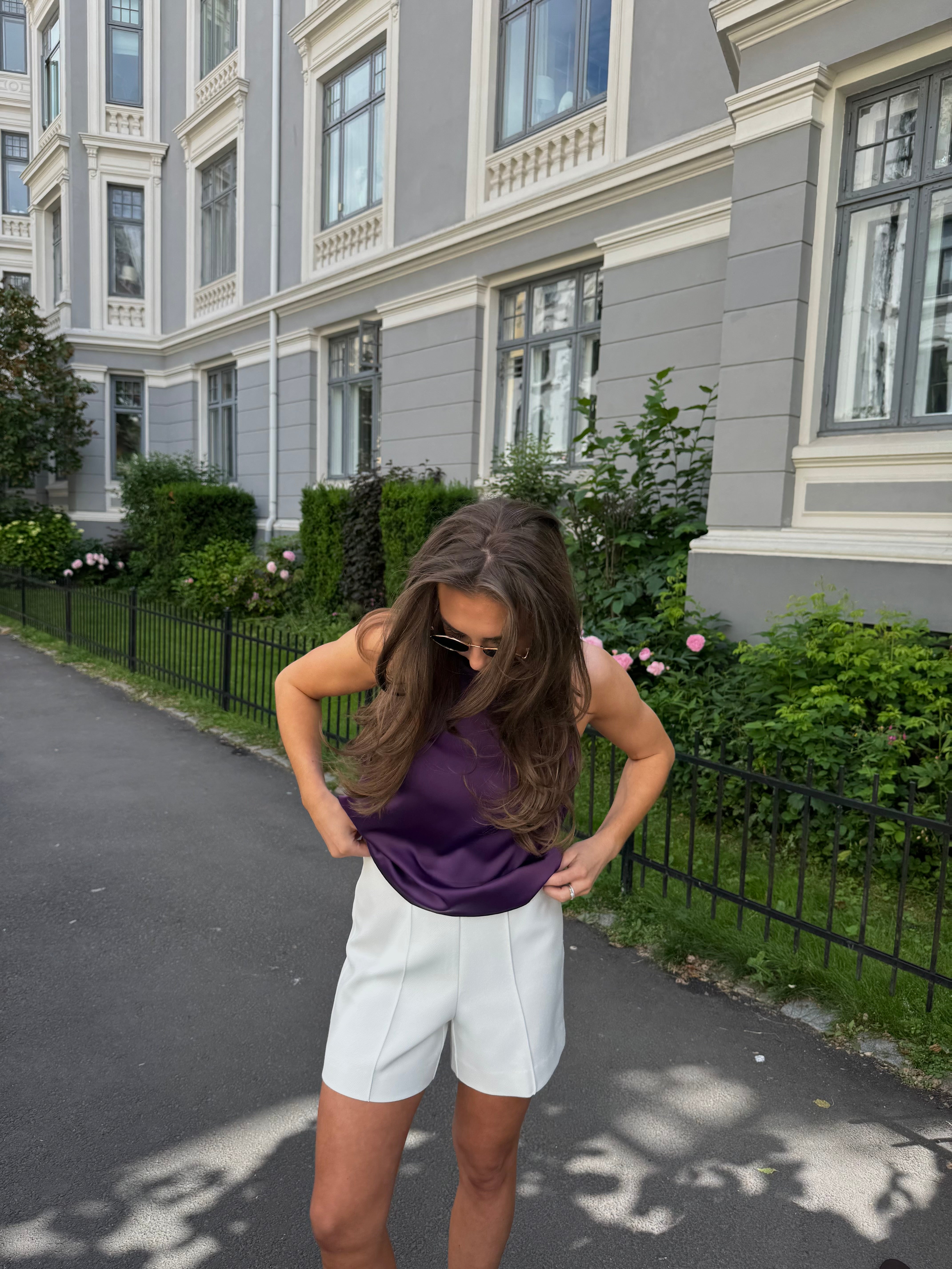 YASILEA Shorts - Star White
