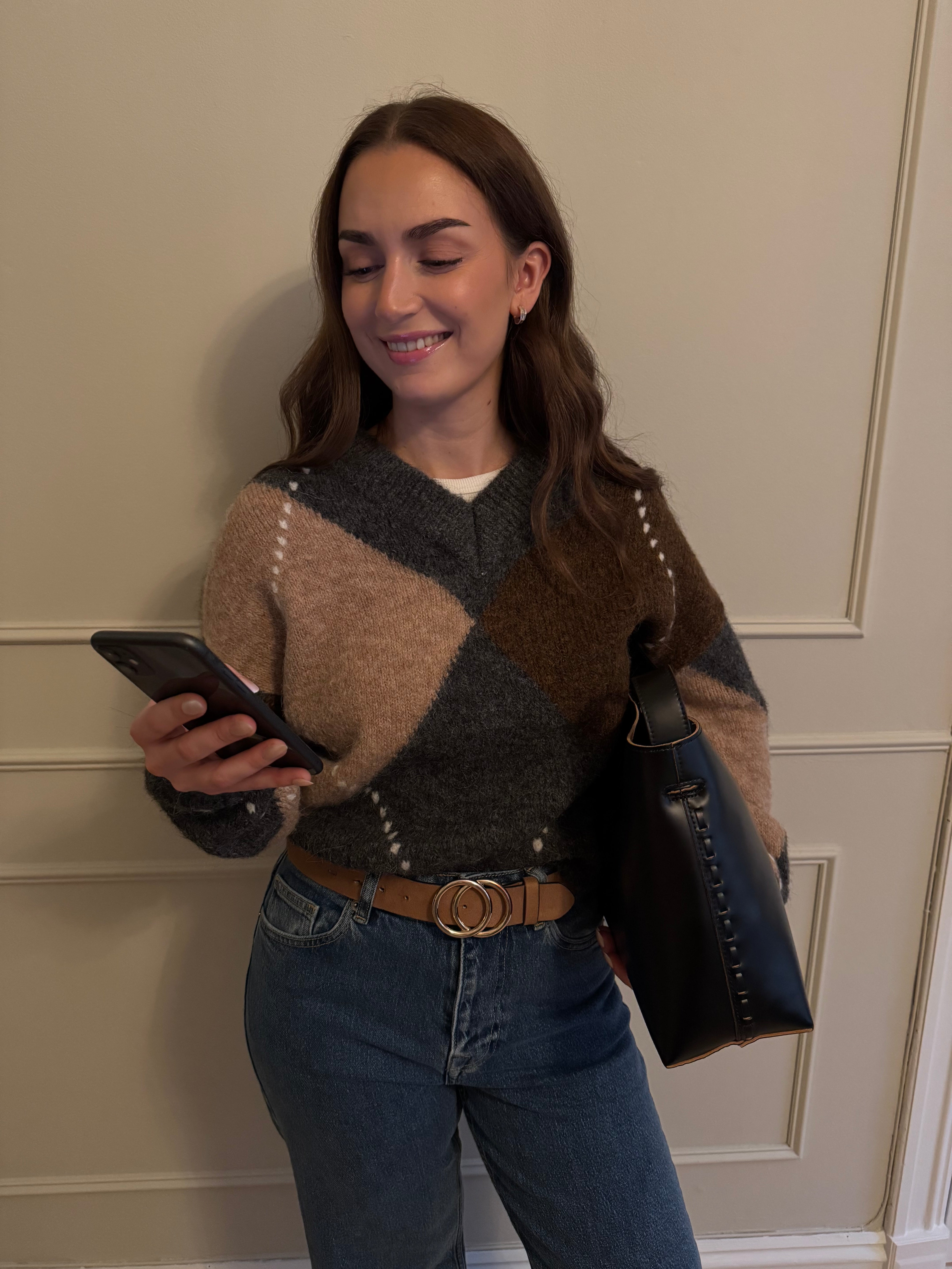 ROUARGYLE Pullover - Dark Grey Melange