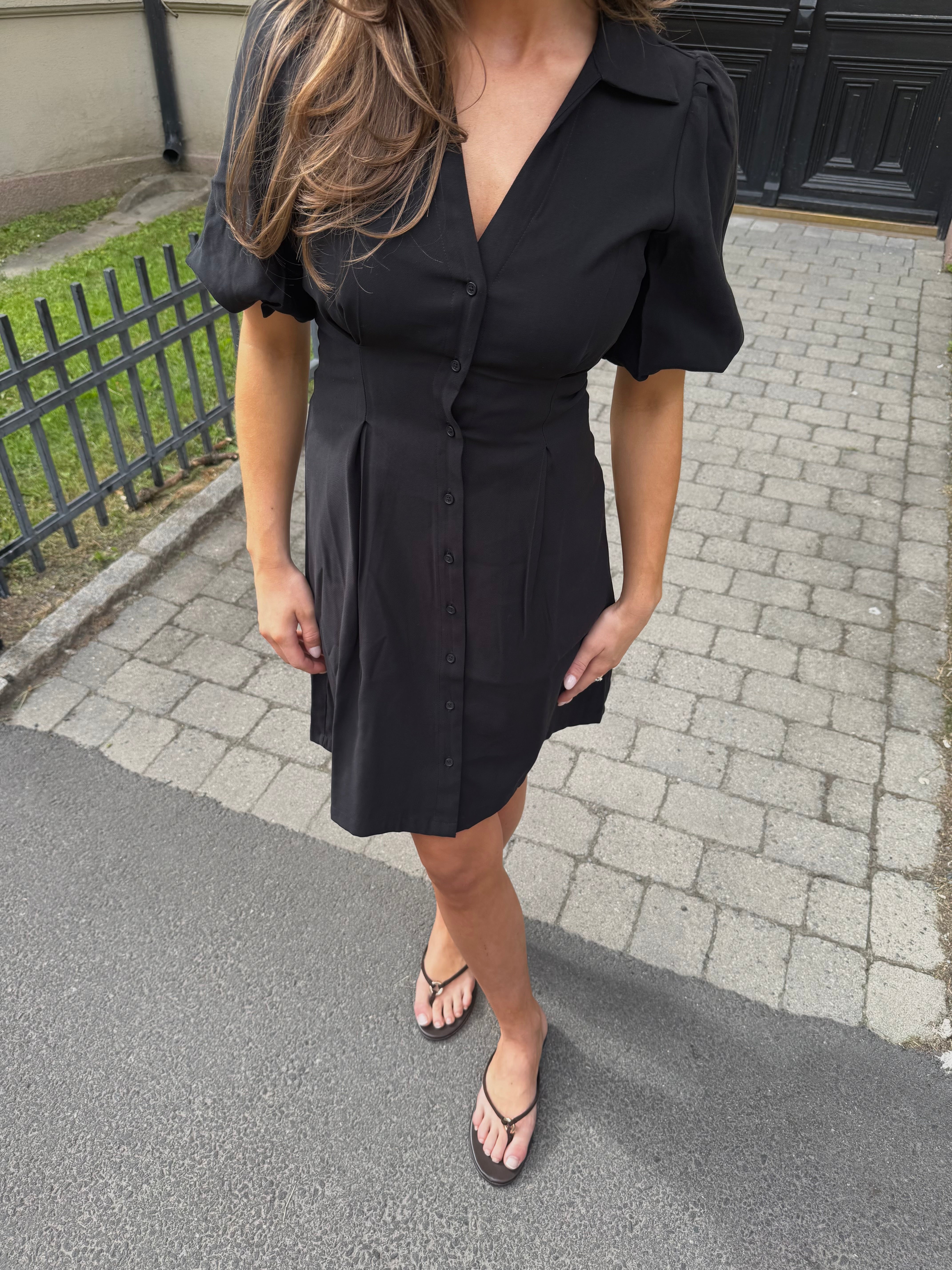 OBJFIA Short Dress - Black