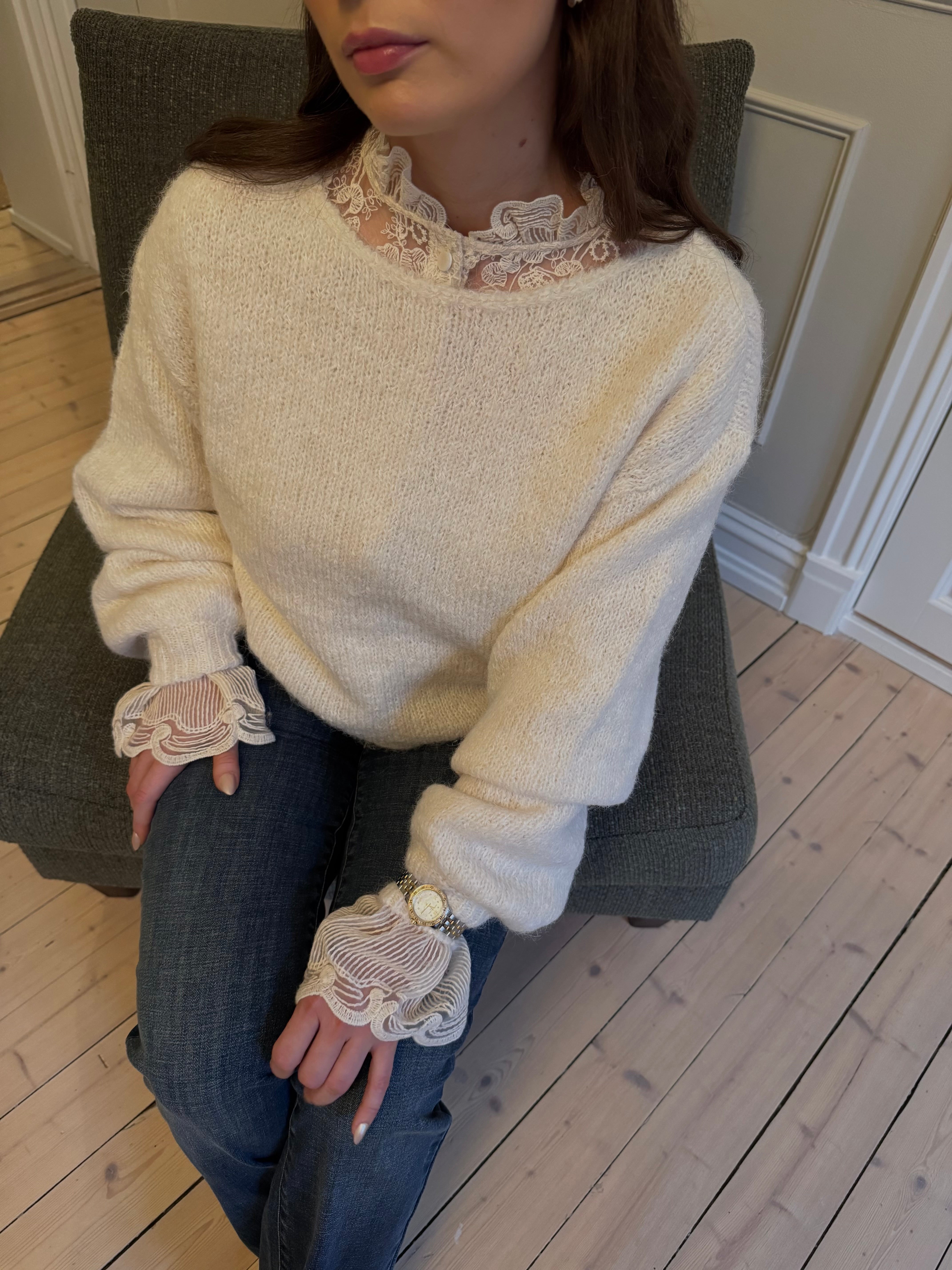 VIMARLEY Pullover - Egret