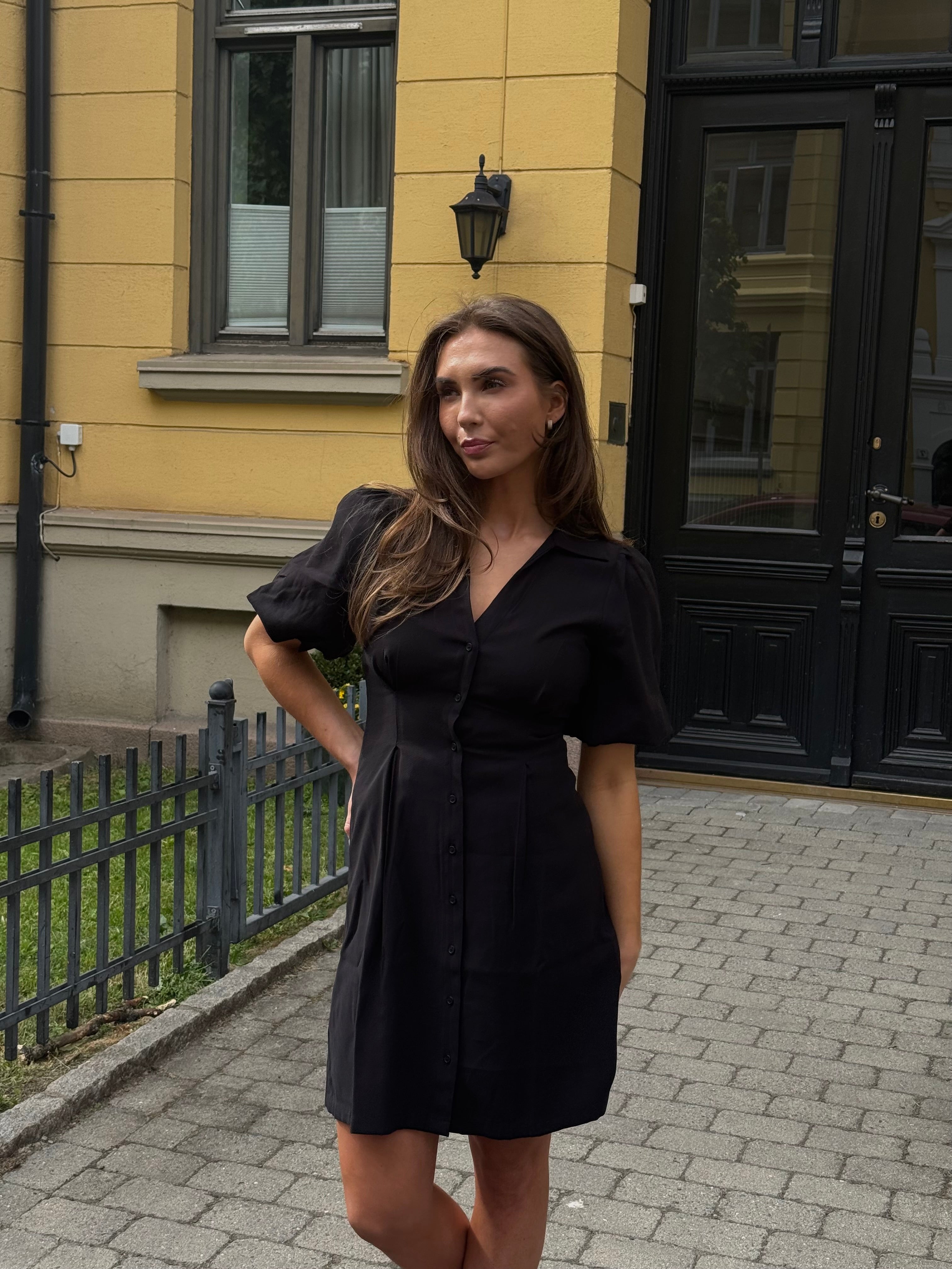 OBJFIA Short Dress - Black