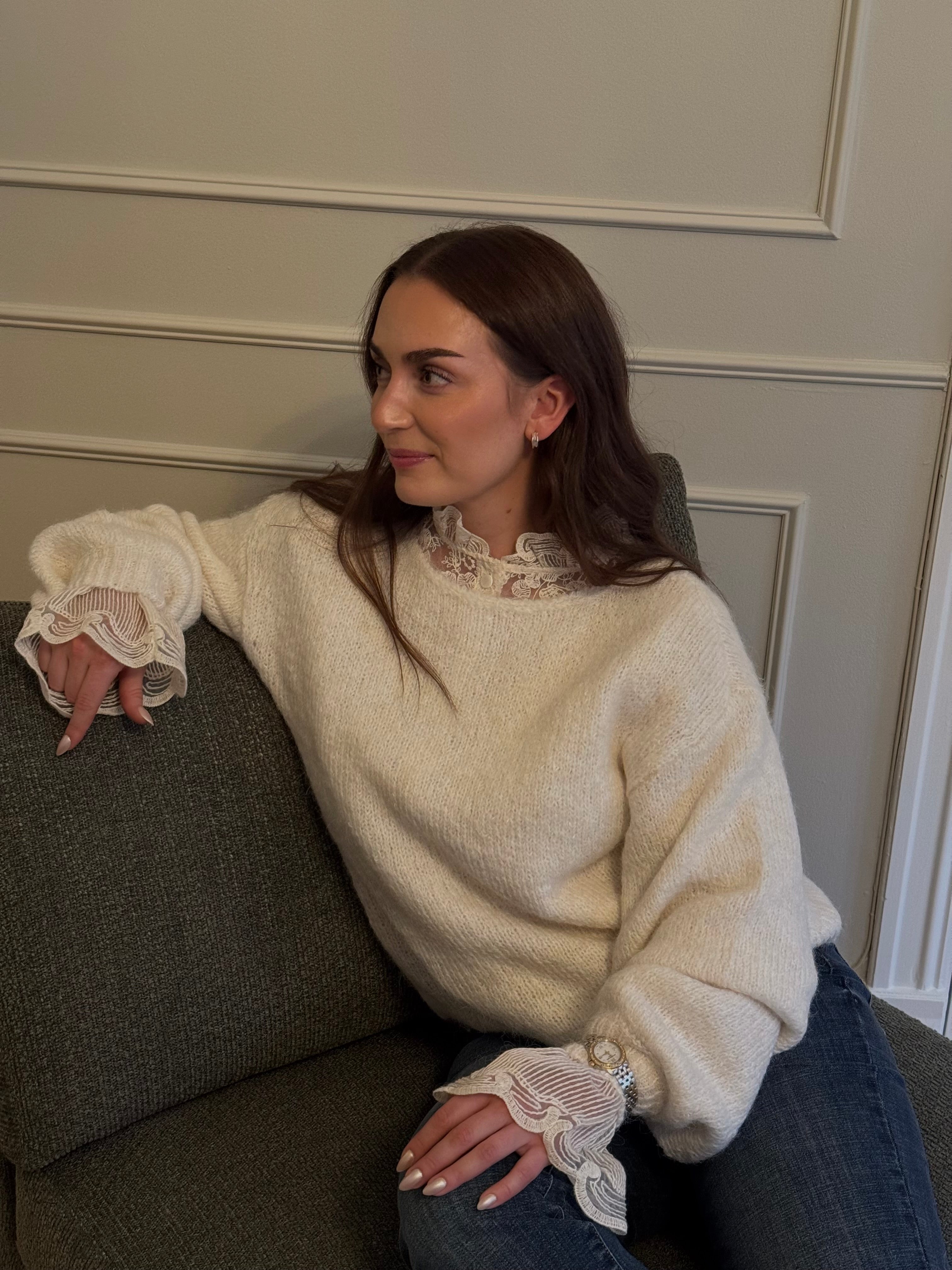 VIMARLEY Pullover - Egret