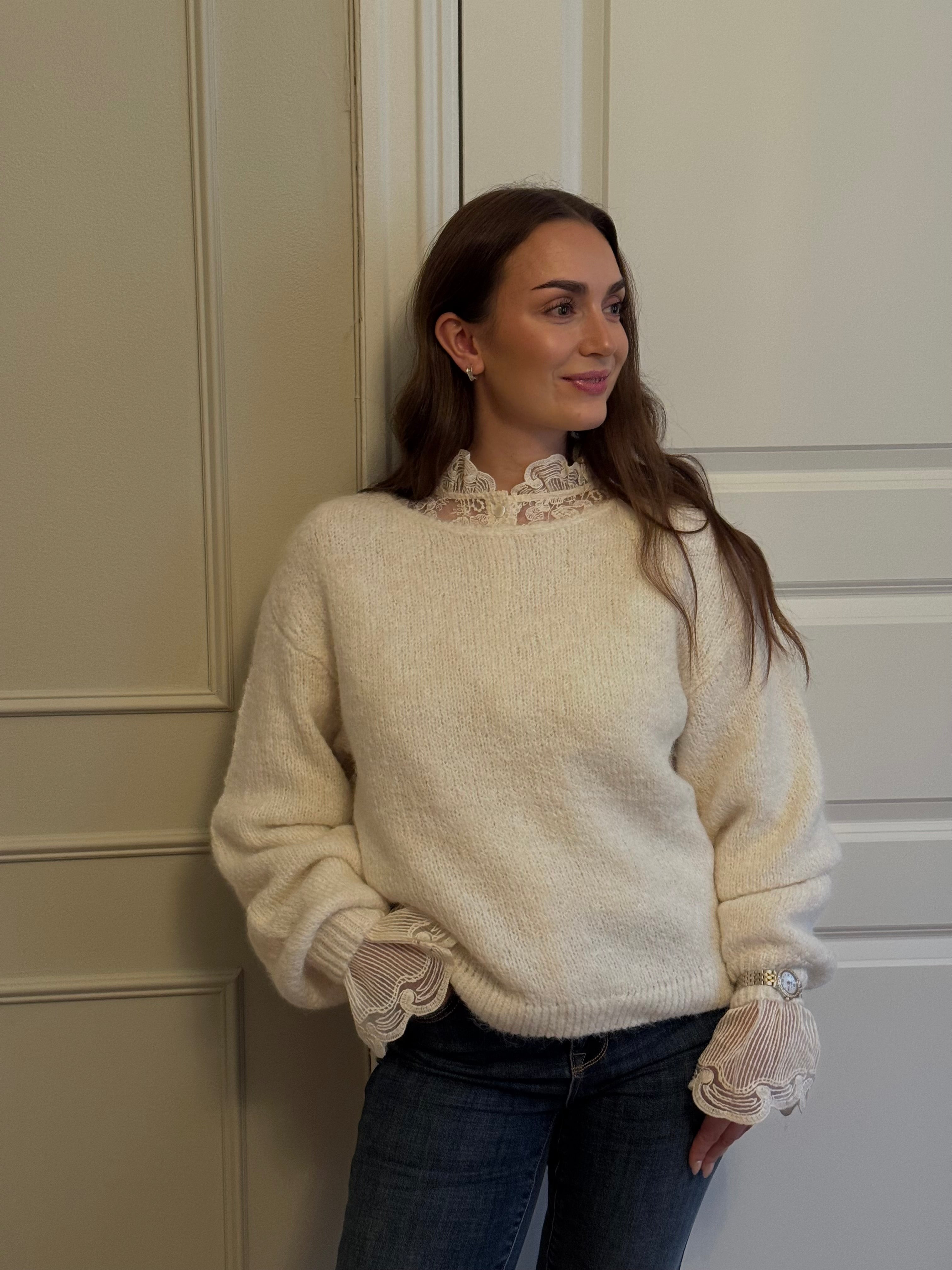 VIMARLEY Pullover - Egret