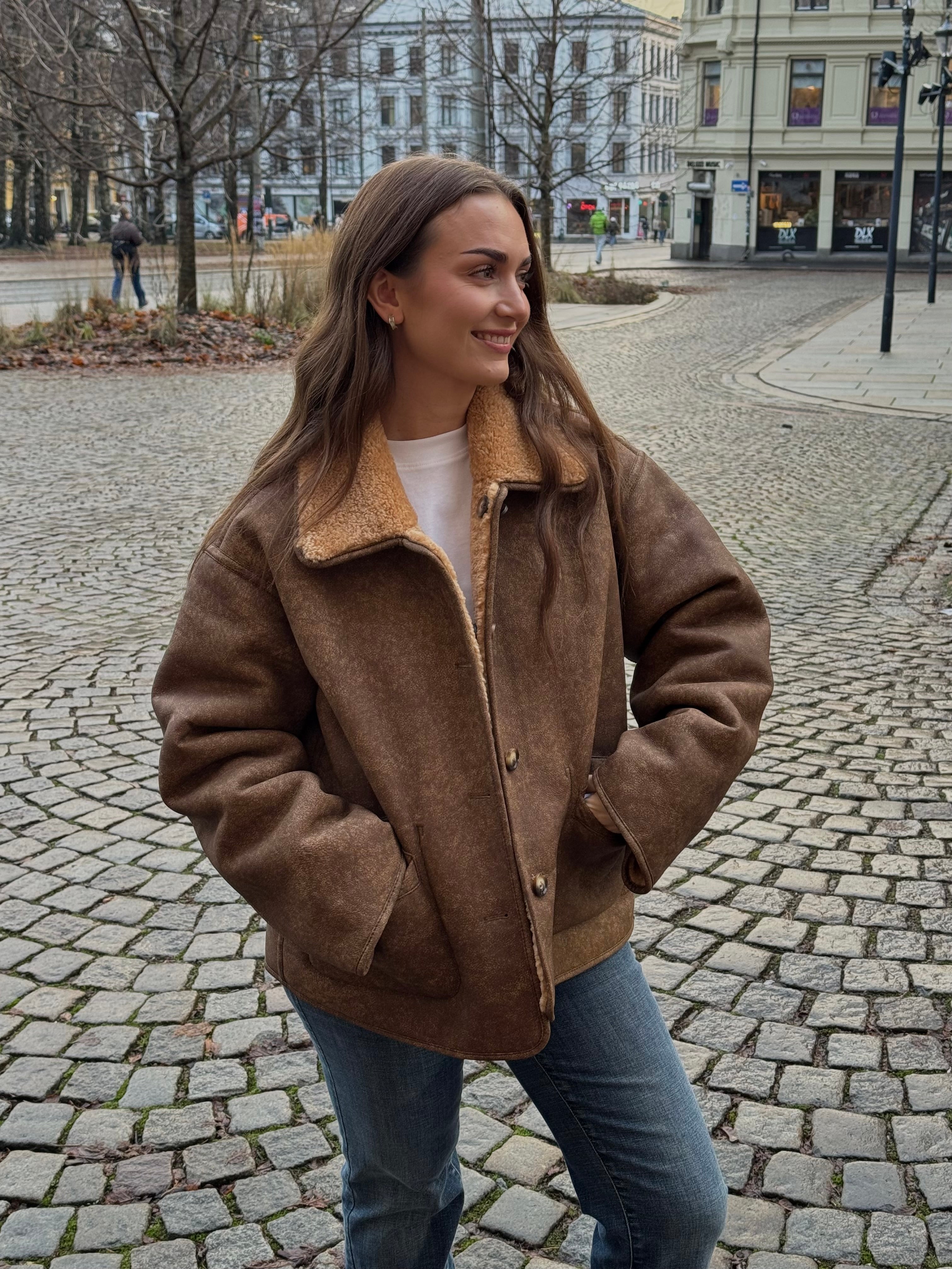 OBJSHARRI Jacket - Tannin