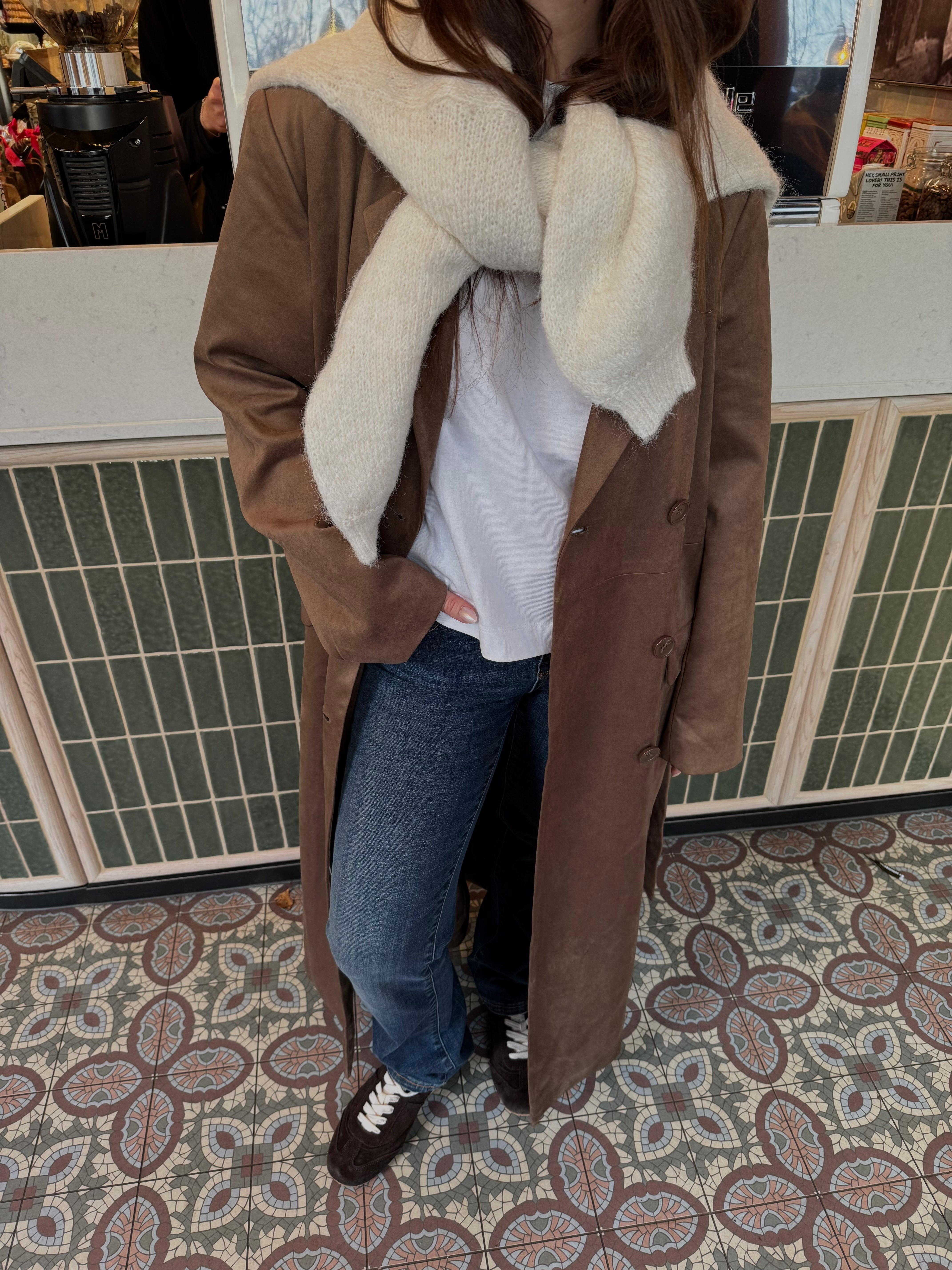 OBJFENJA Blazer - Dark Earth