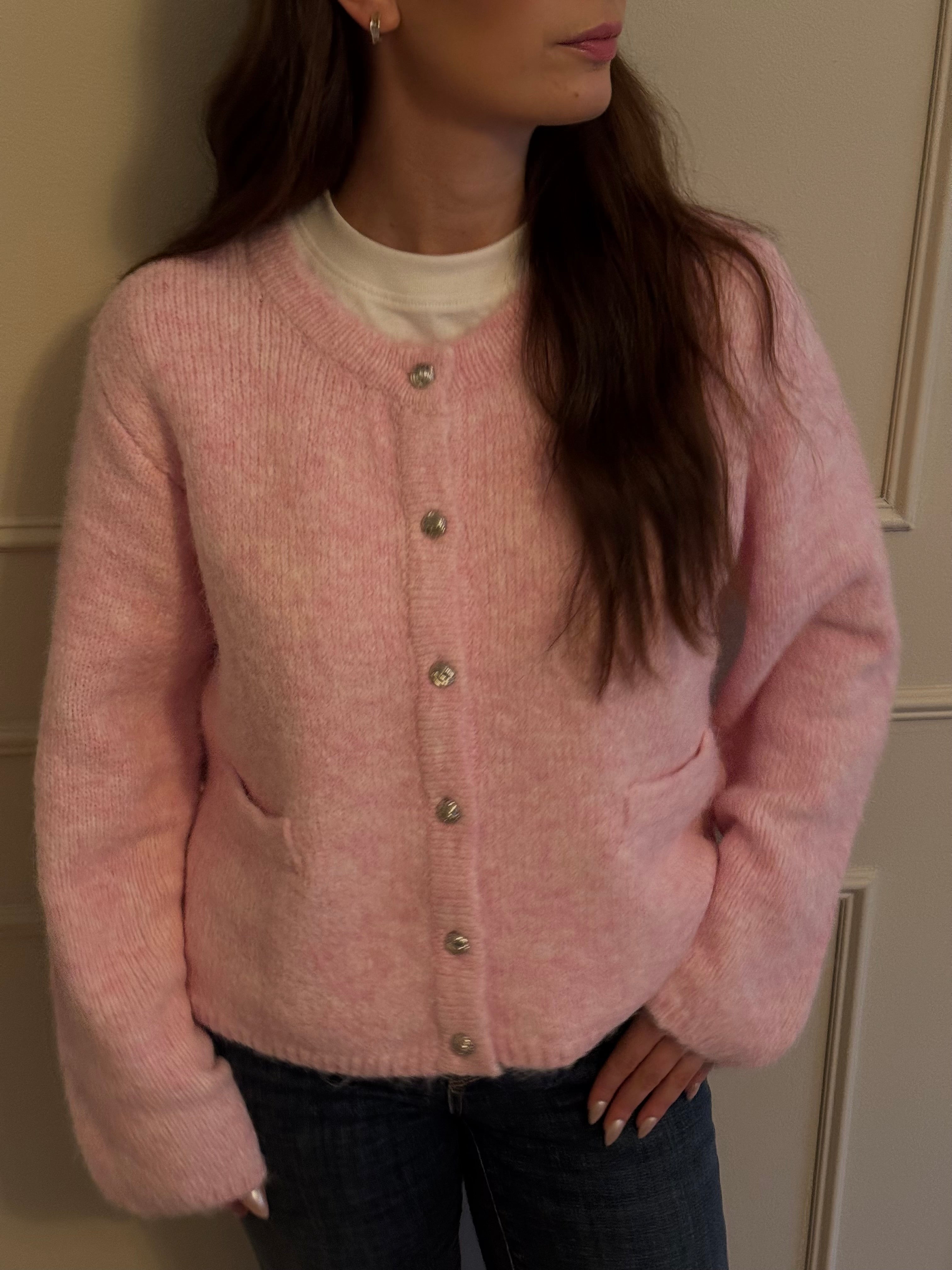 OBJSAGGIA Pullover - Pink Lady