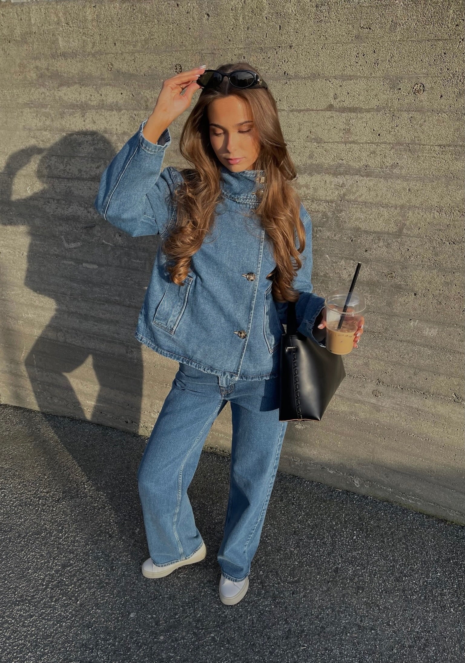 OBJTILLA Denim Jacket - Medium Blue Denim