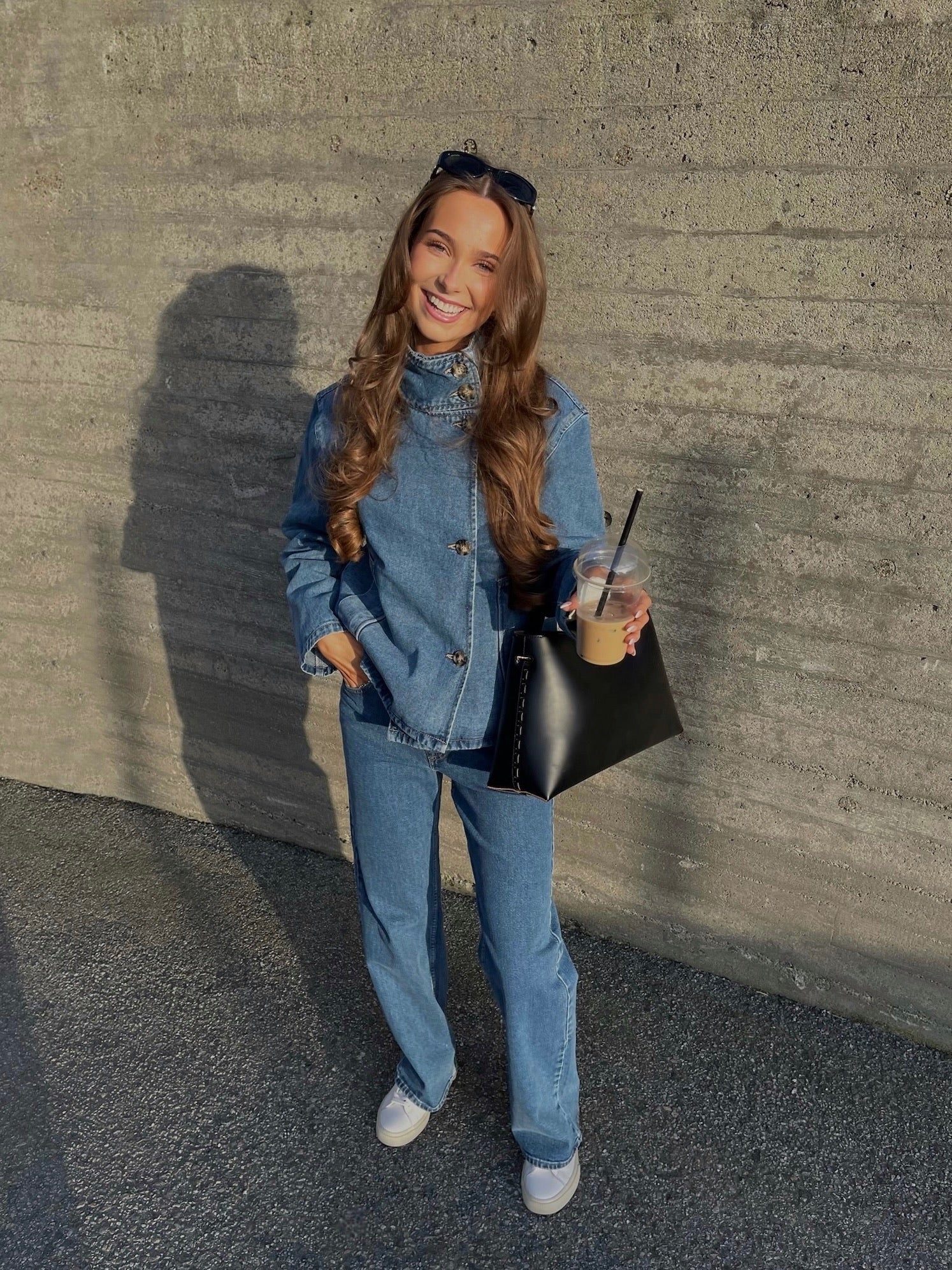 OBJTILLA Denim Jacket - Medium Blue Denim