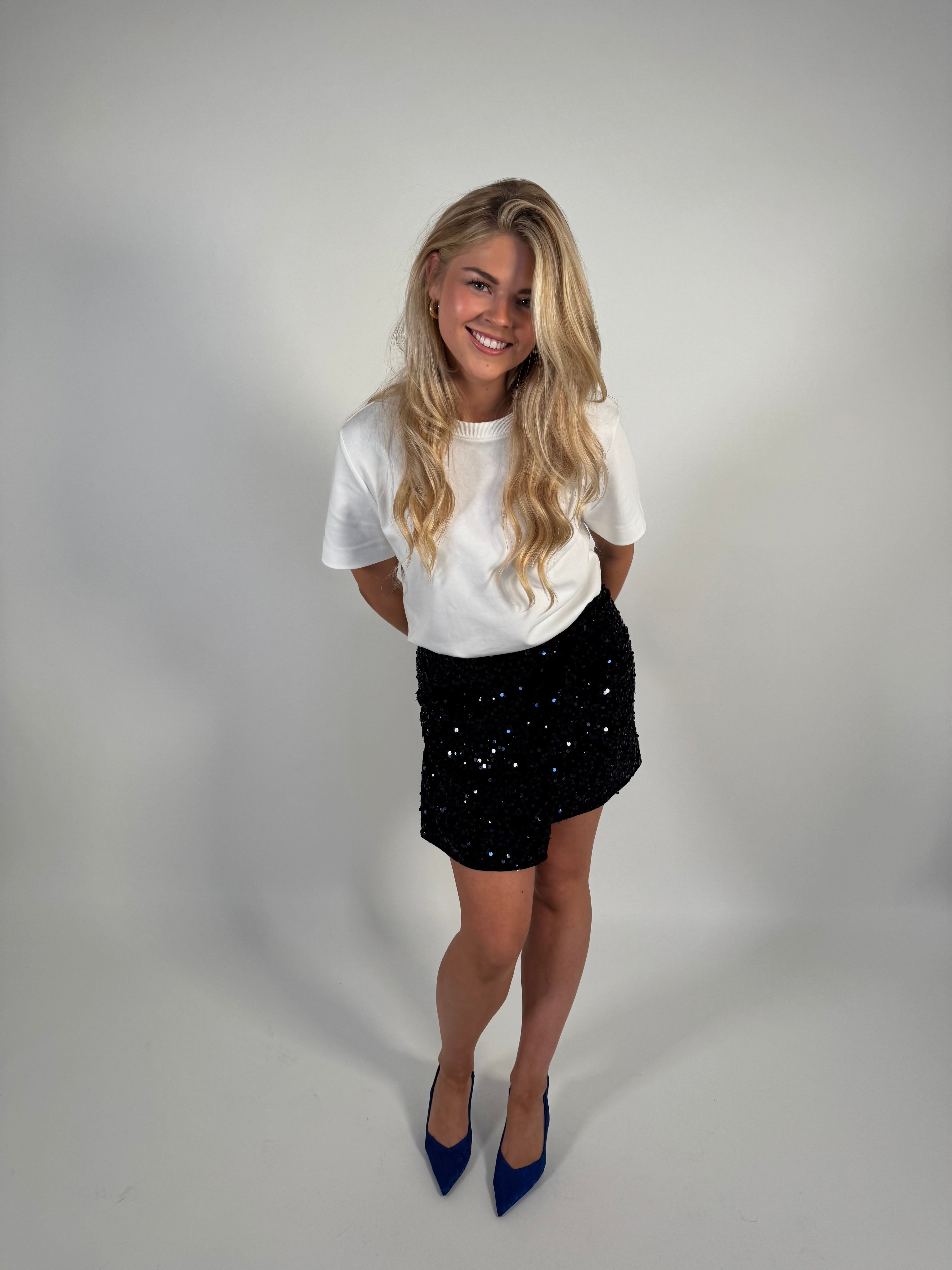 OBJJELIS Mini Skirt - Sky Captain