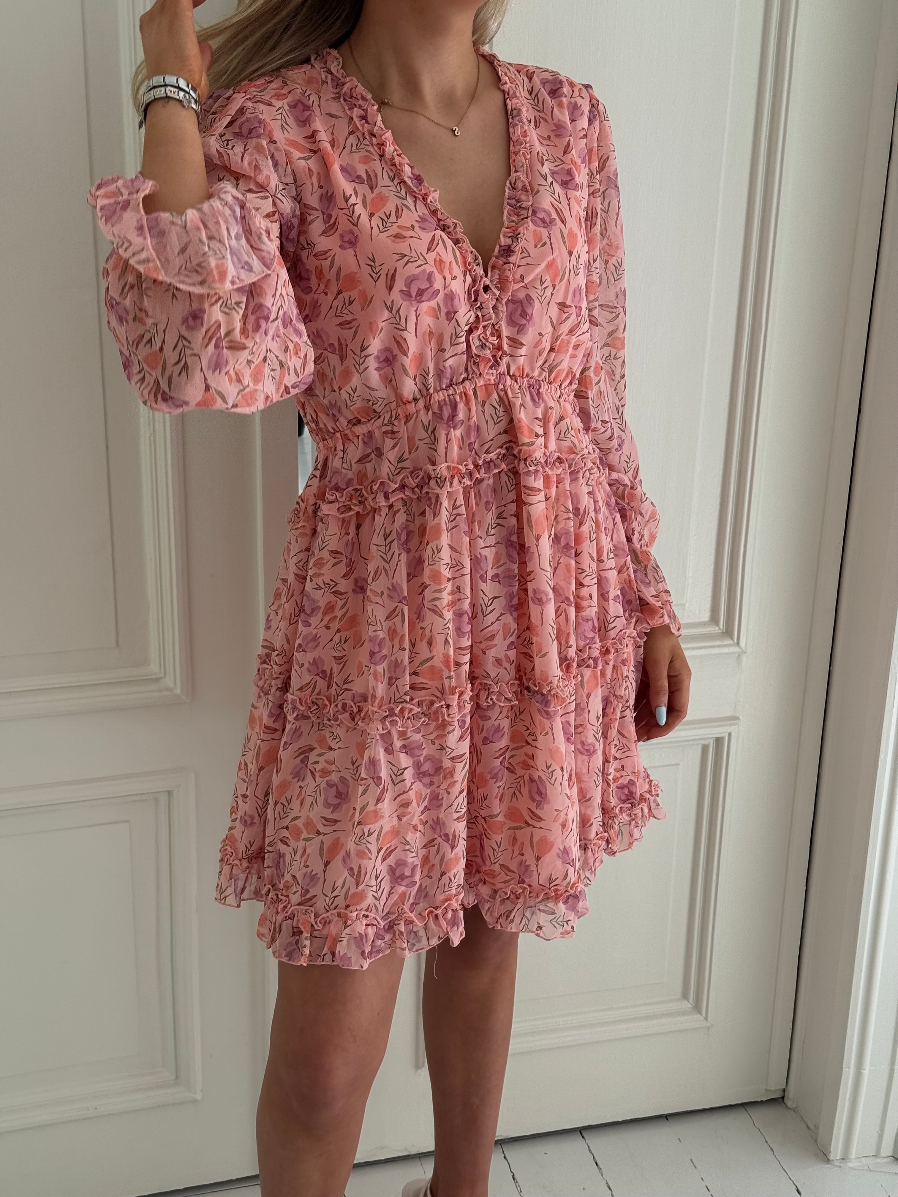 VIJASMINE Short Dress - Sea Pink