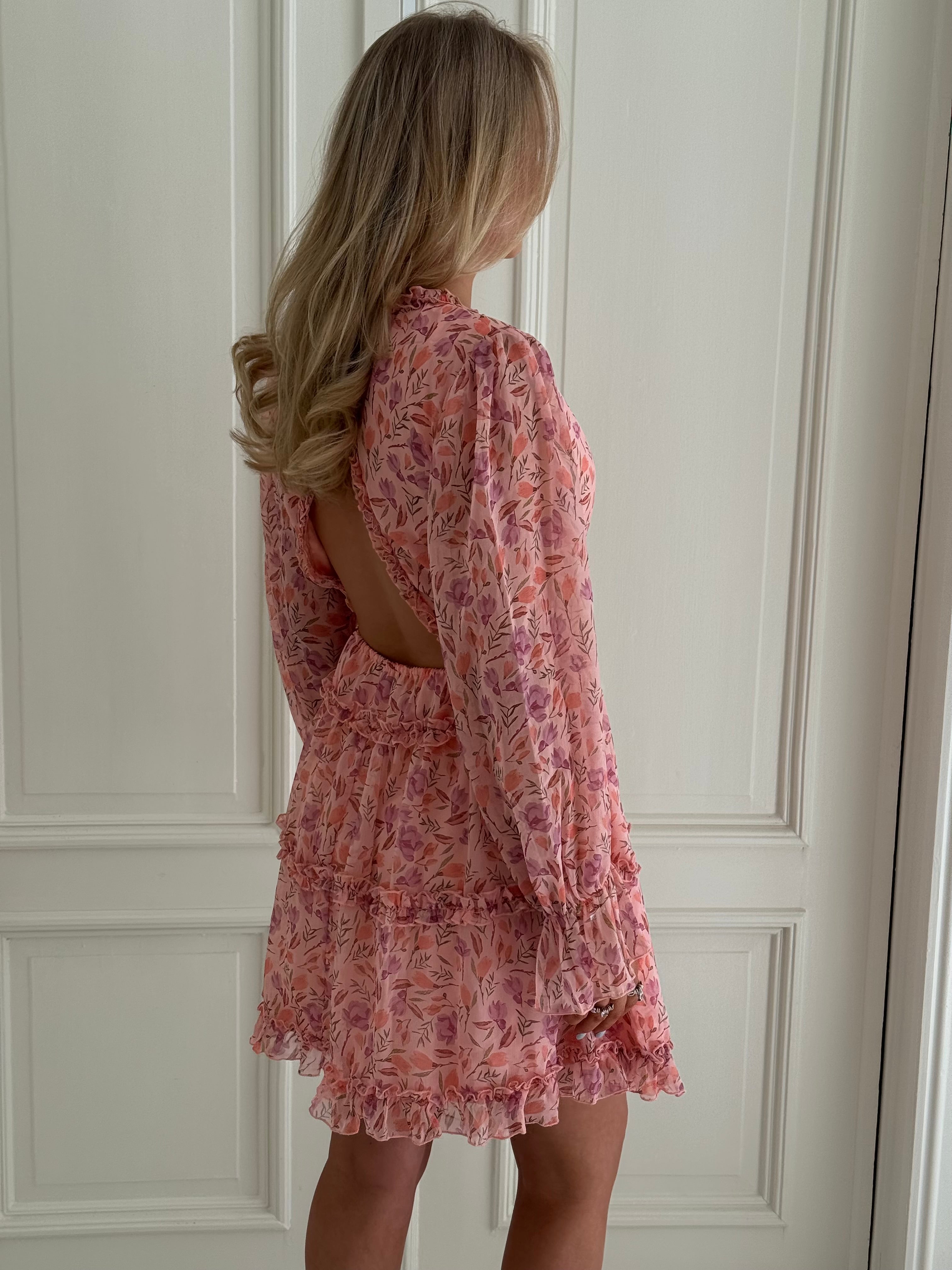 VIJASMINE Short Dress - Sea Pink