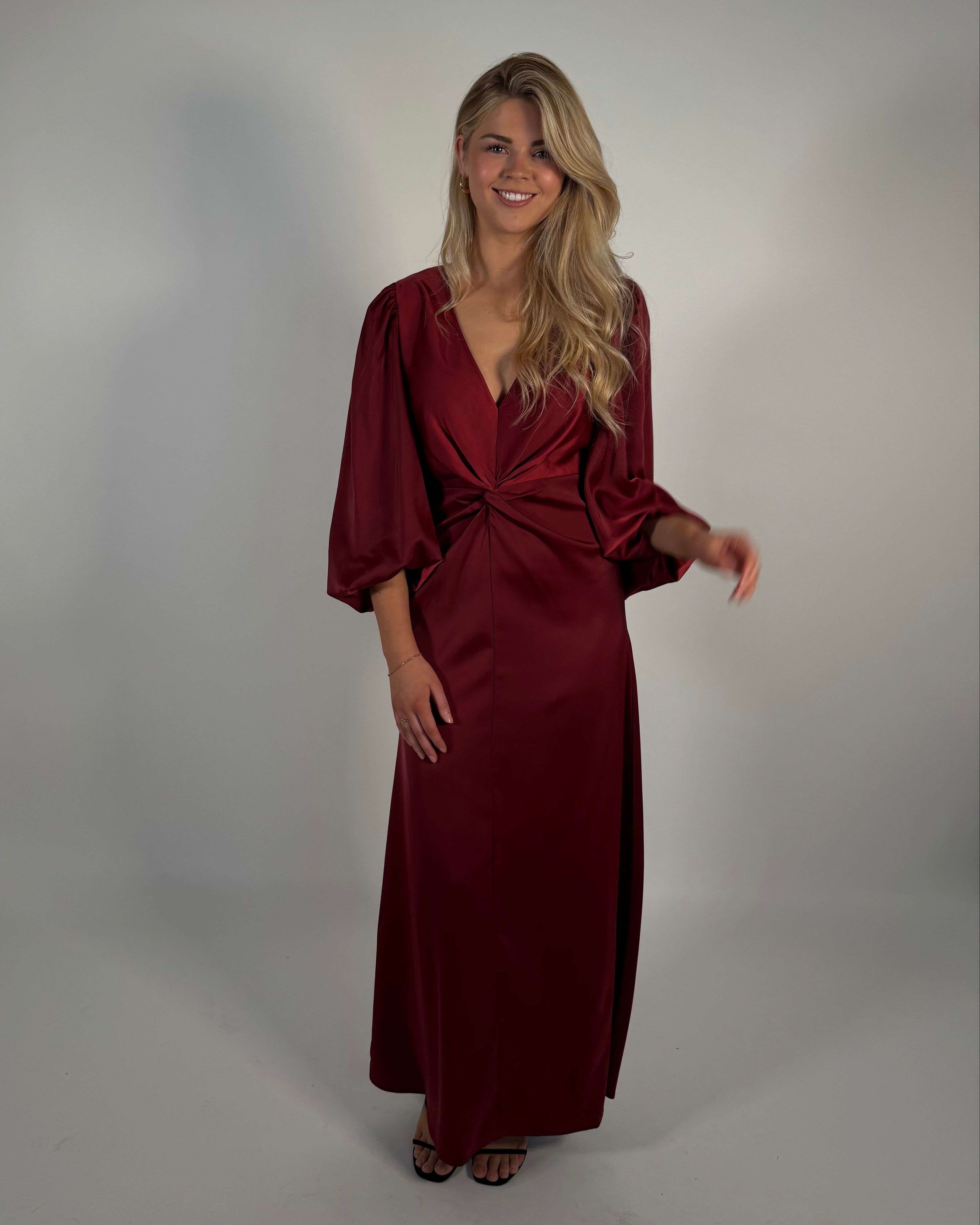 YASTHEA Long Dress - Tibetan Red