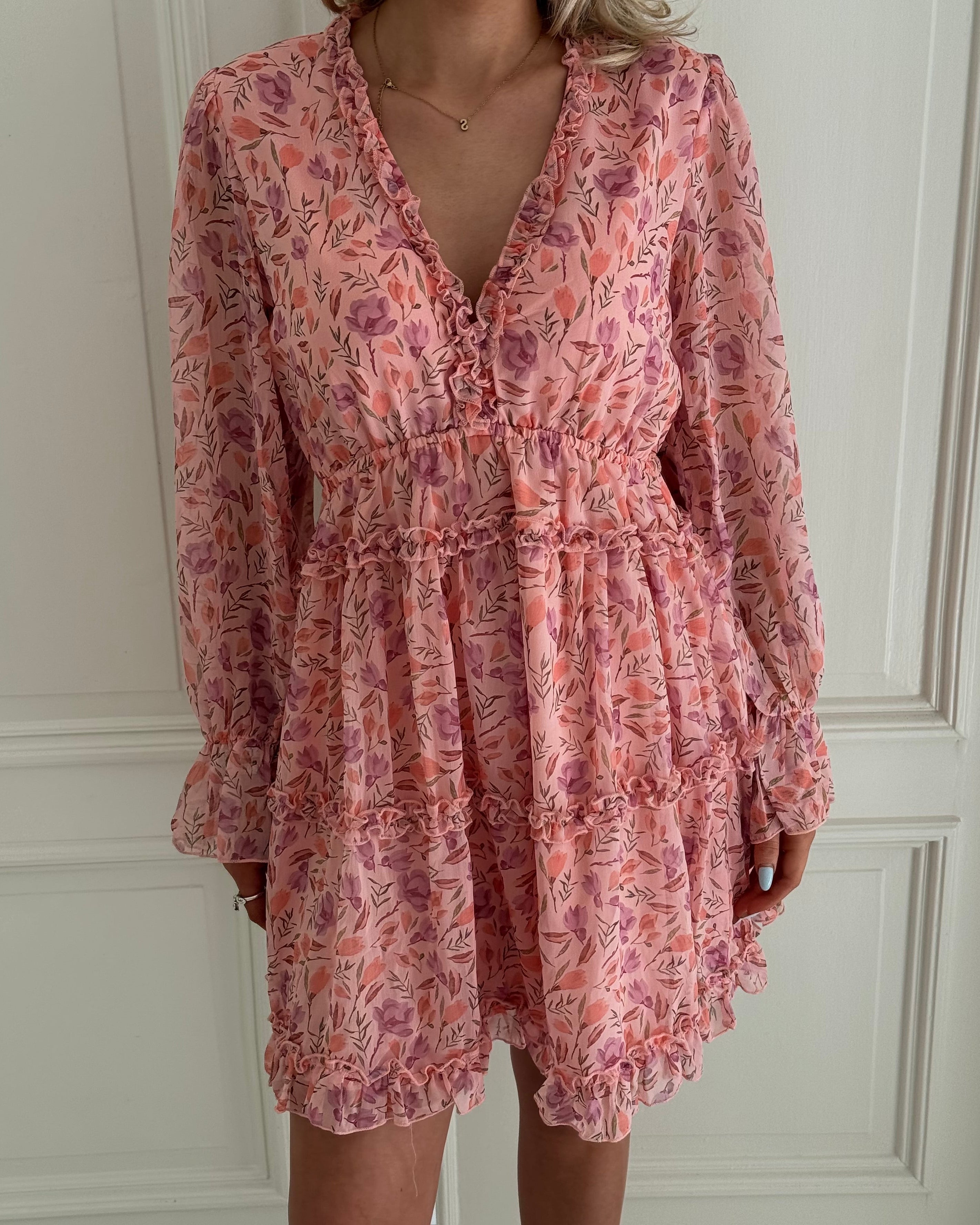 VIJASMINE Short Dress - Sea Pink