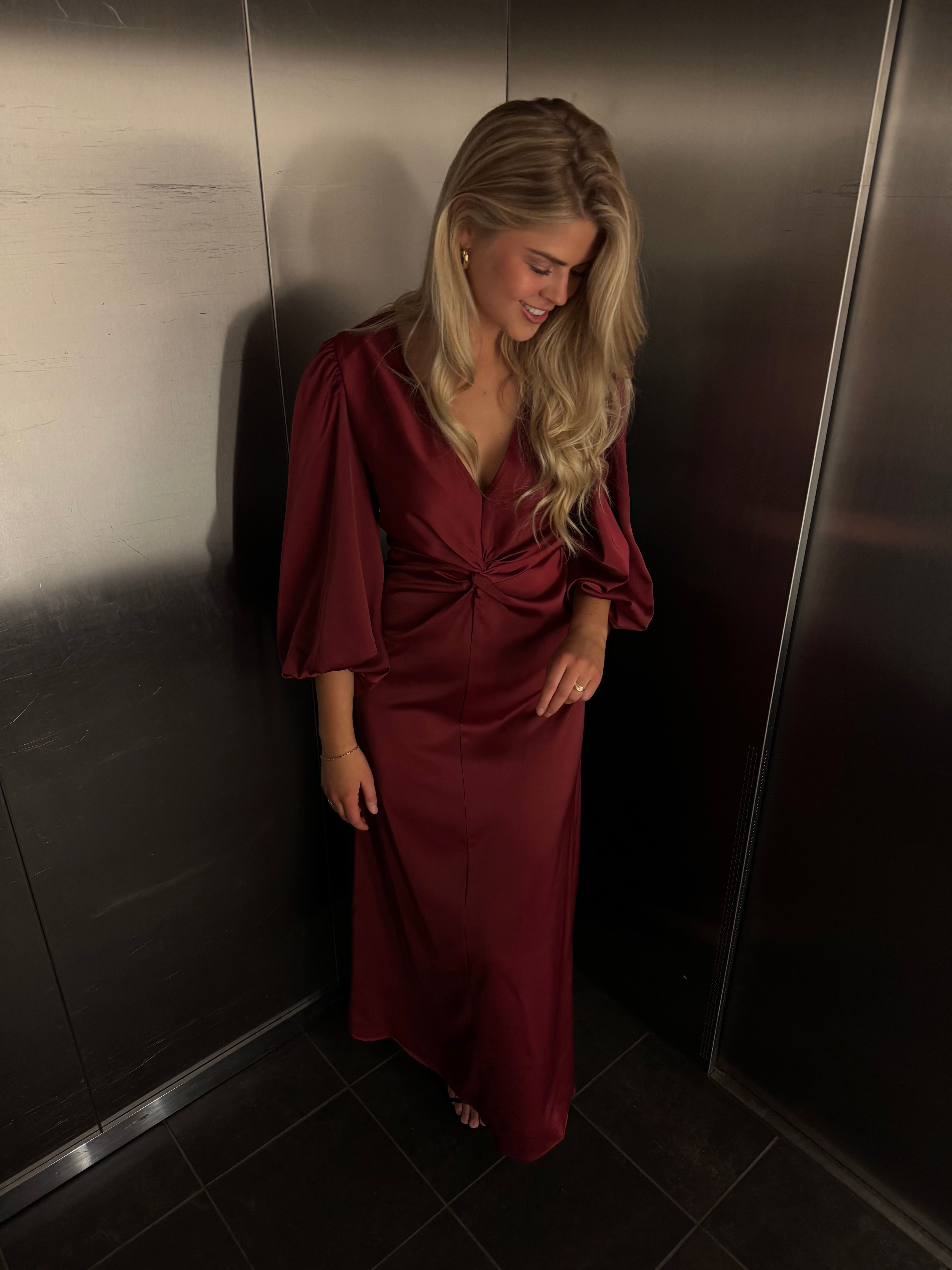 YASTHEA Long Dress - Tibetan Red
