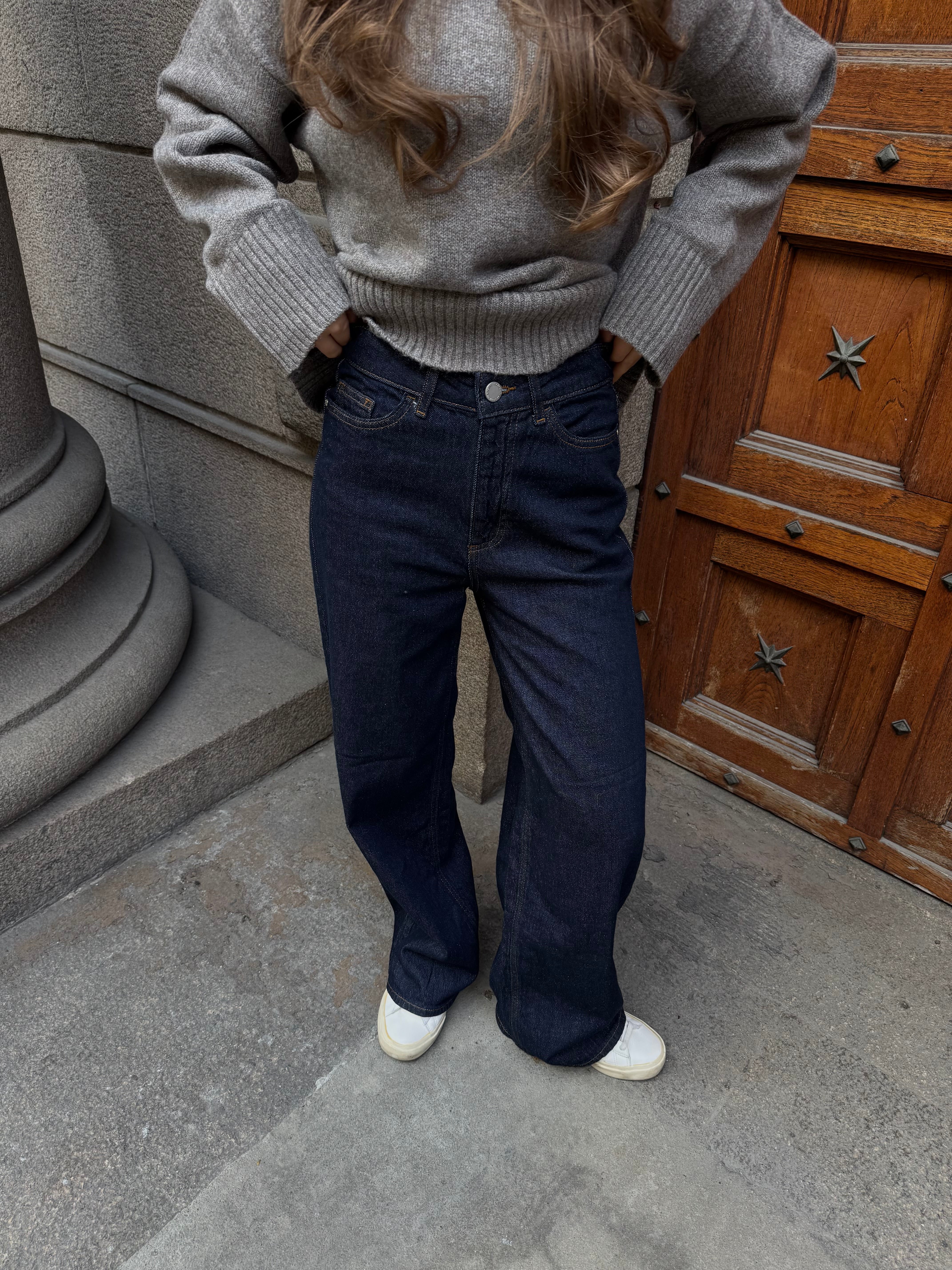 VIFREYA Jeans - Dark Blue Denim