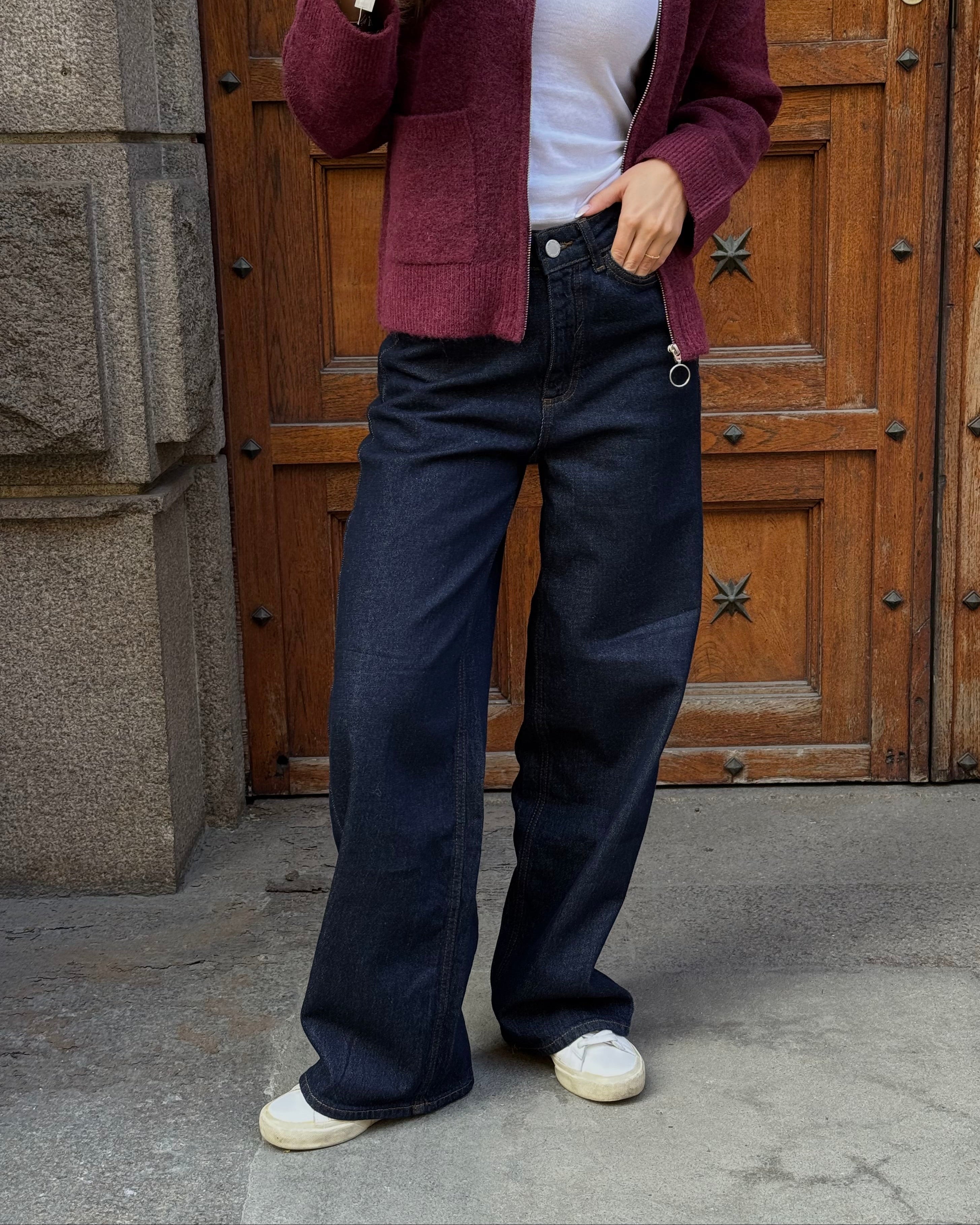 VIFREYA Jeans - Dark Blue Denim