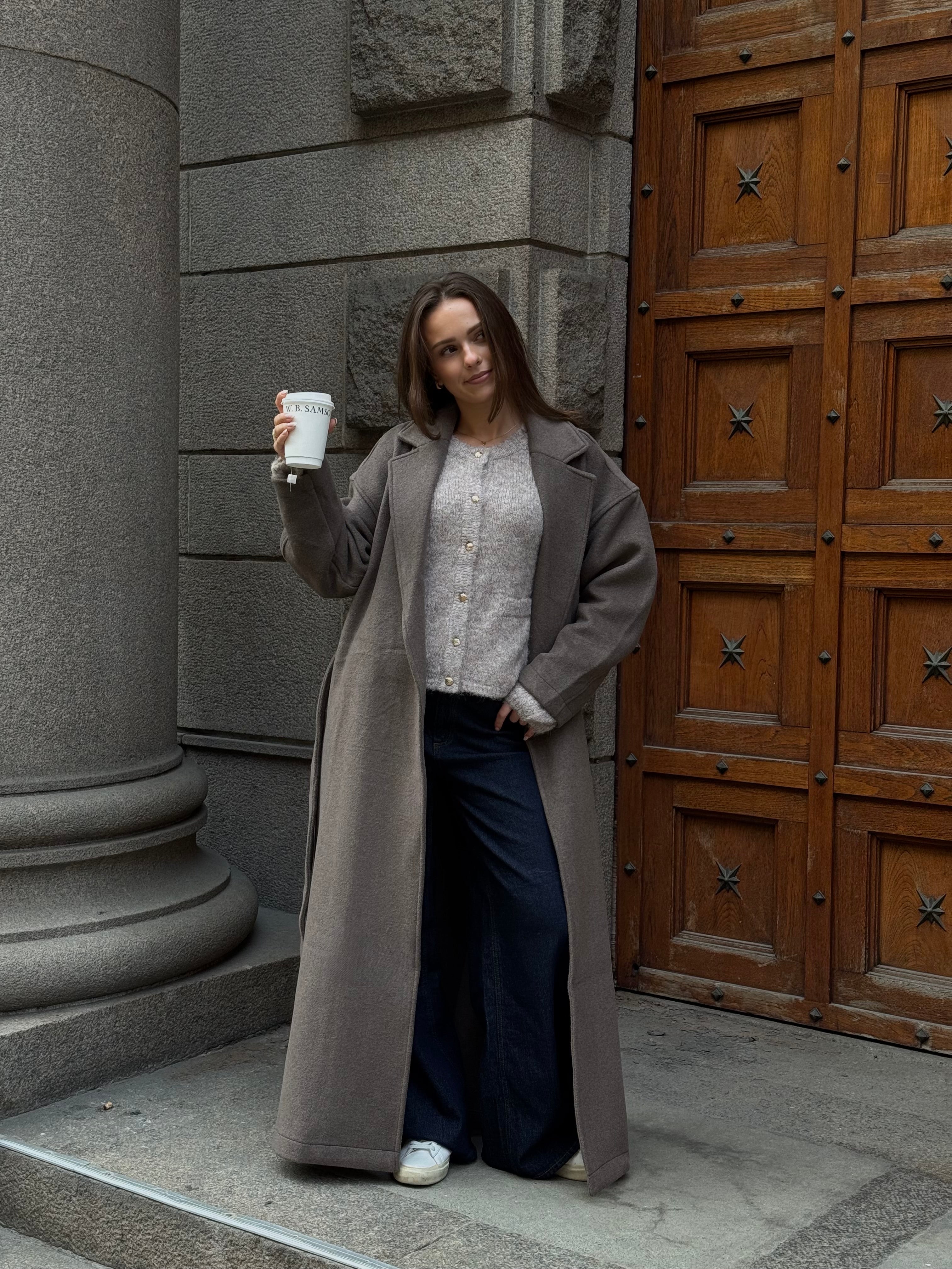 OBJCLARA Coat - Morel