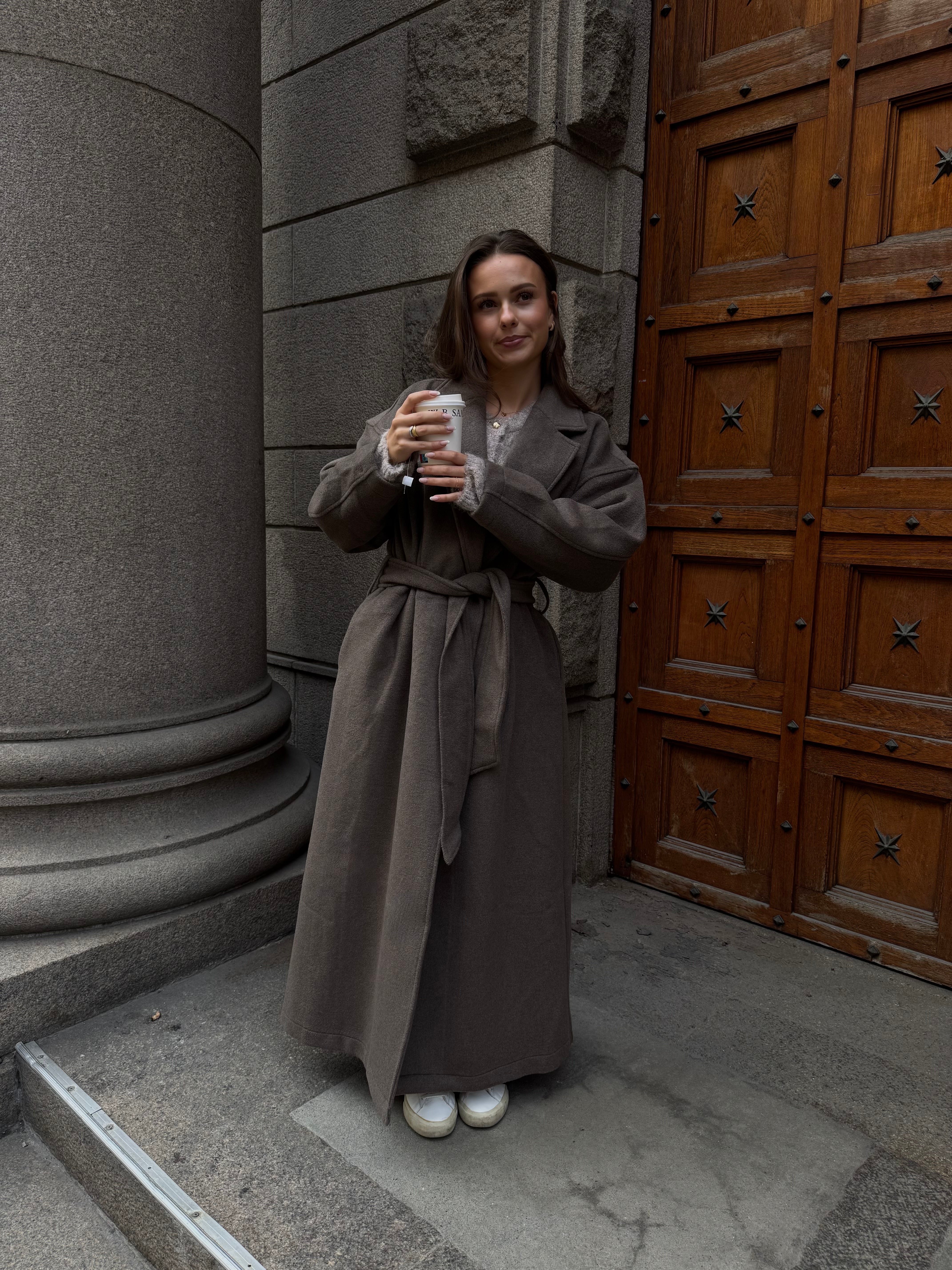 OBJCLARA Coat - Morel