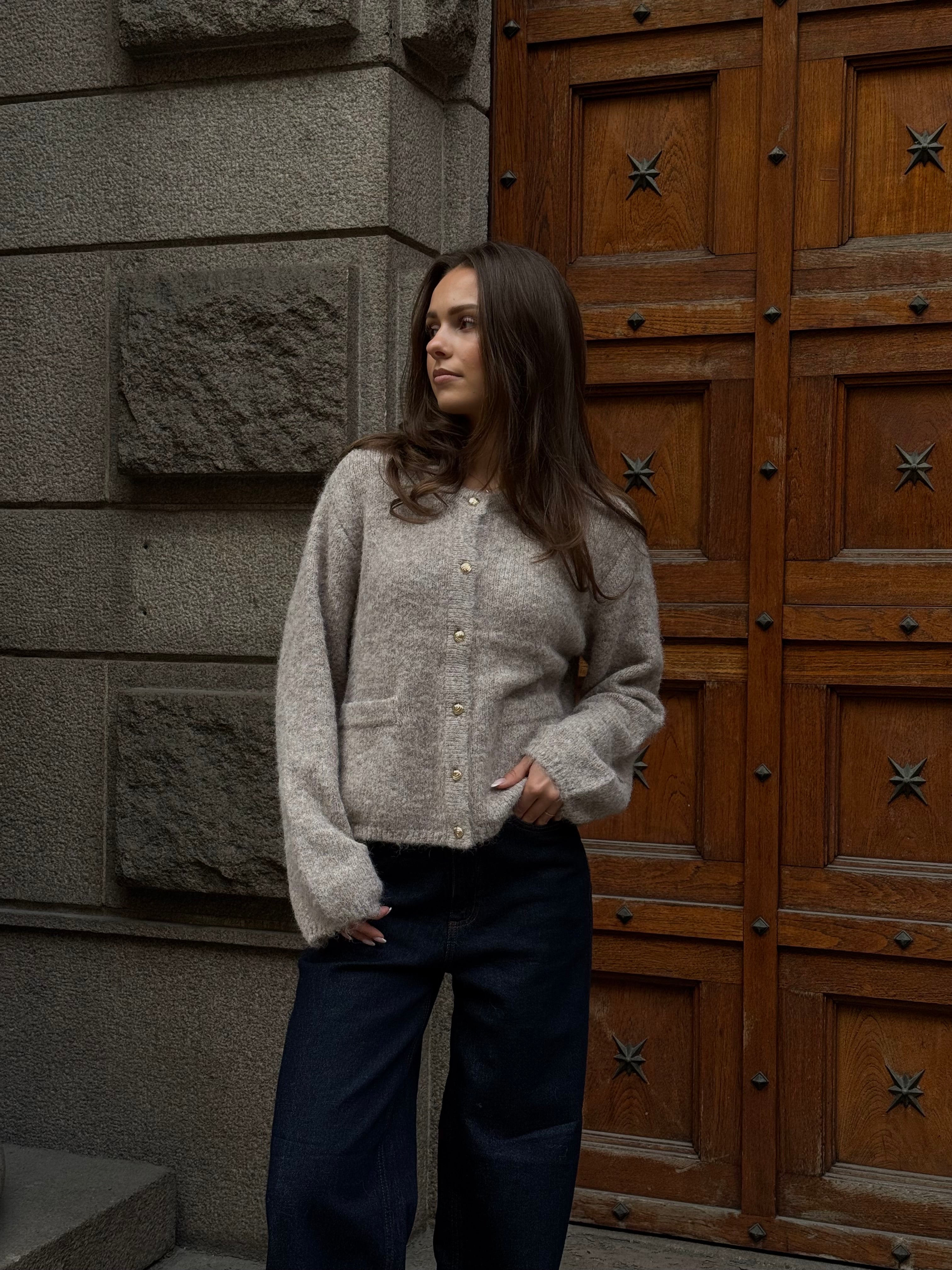 OBJSAGGIA Pullover - Humus