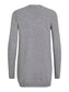 VIRIL Knit Cardigan - Medium Grey Melange