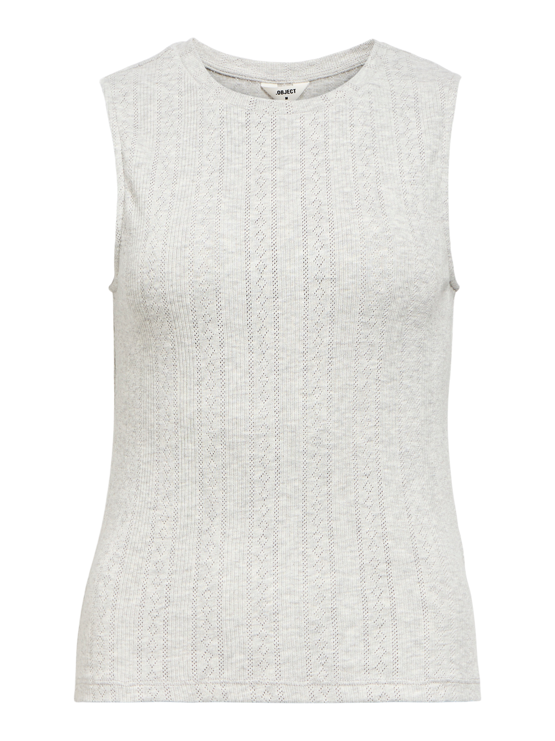 OBJAMALIE Tank Top - Light Grey Melange