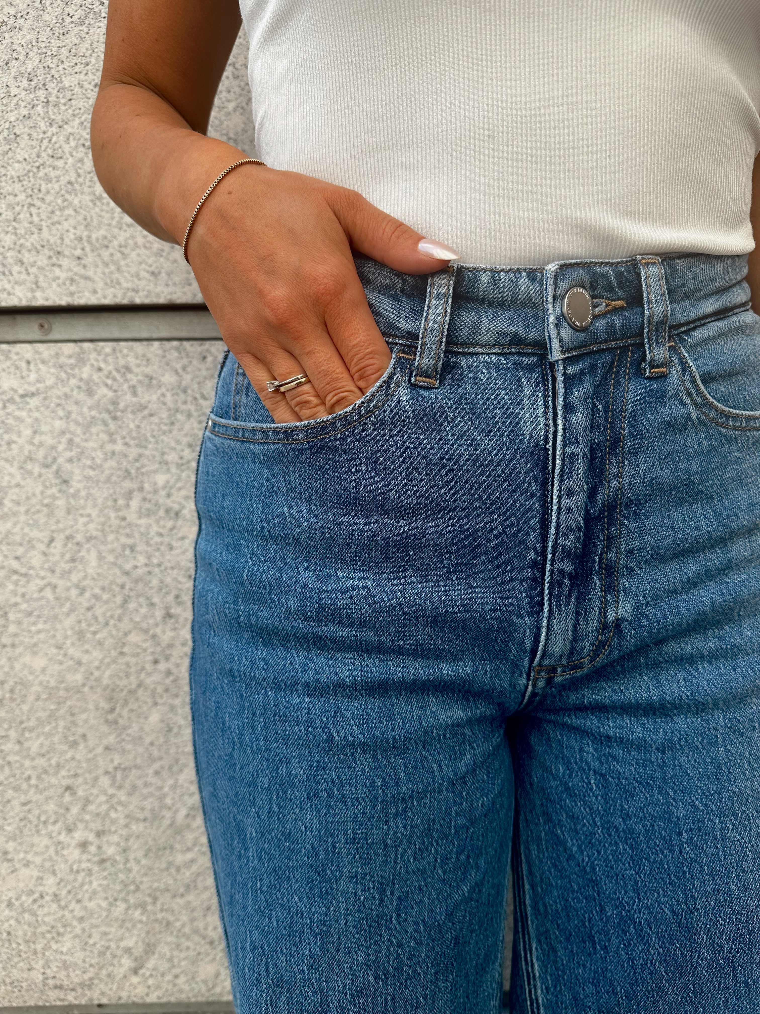 VIFREYA Jeans - Medium Blue Denim