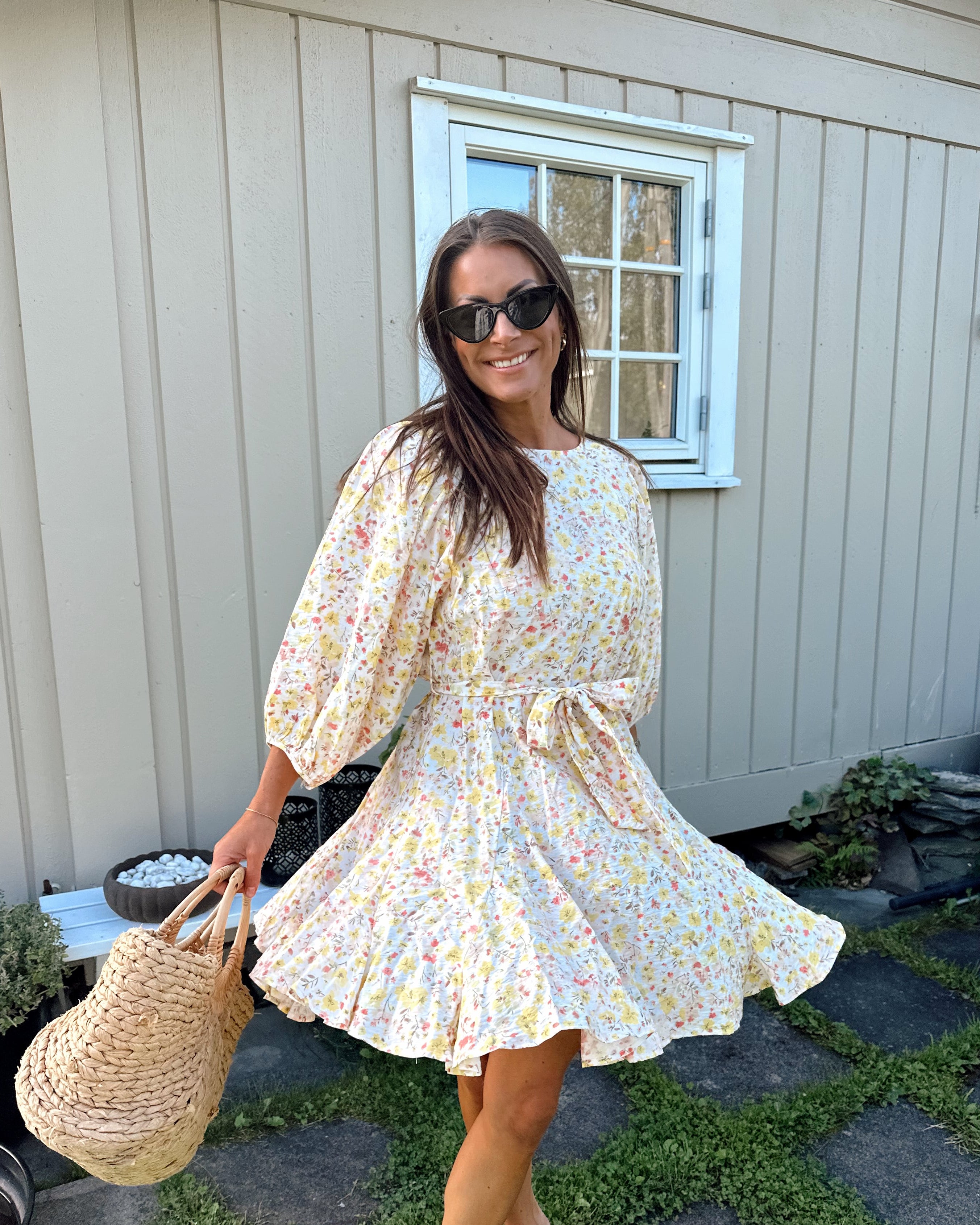 VIGUACA Short Dress - Yarrow