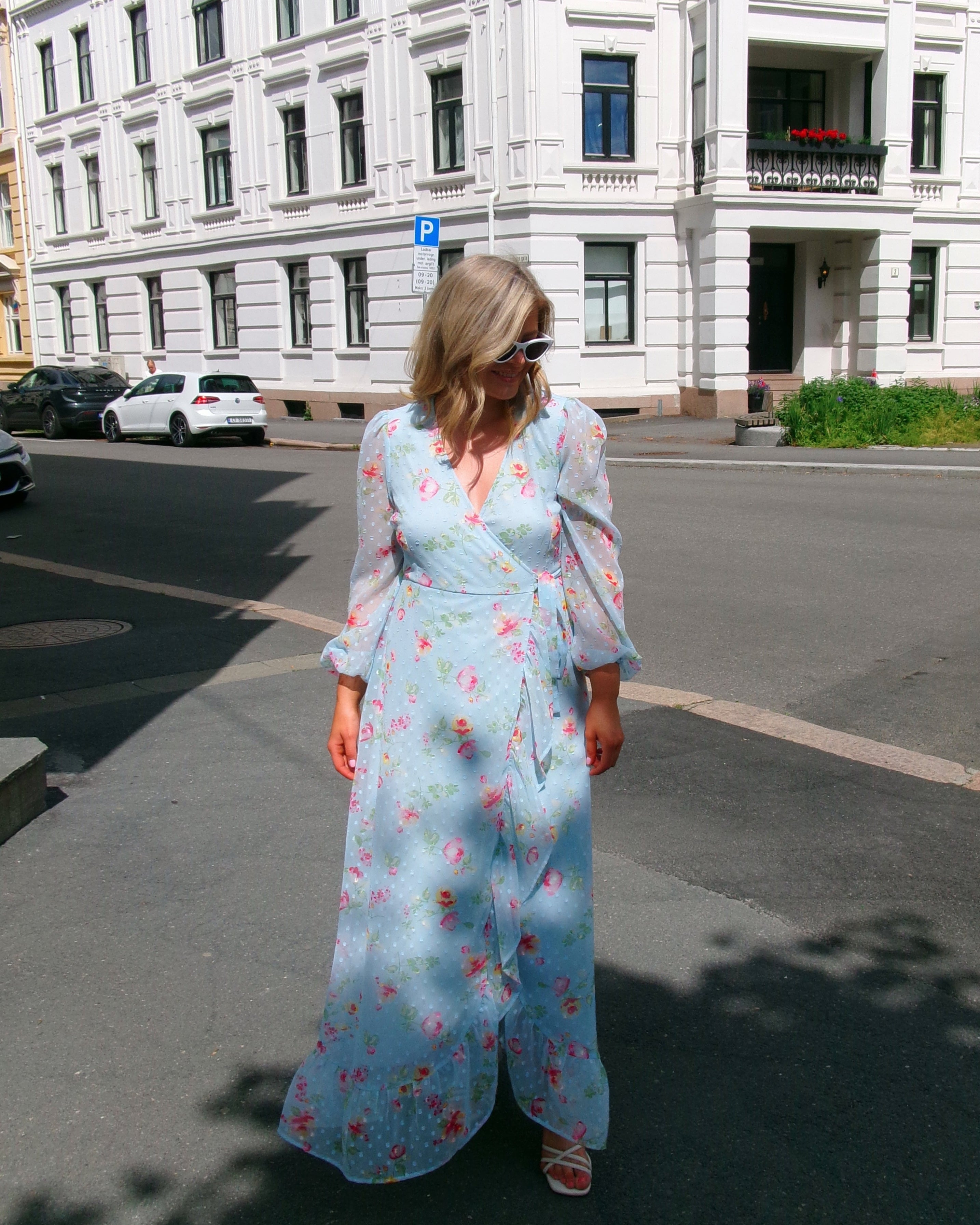 VIEDEE Long Dress - Nantucket Breeze