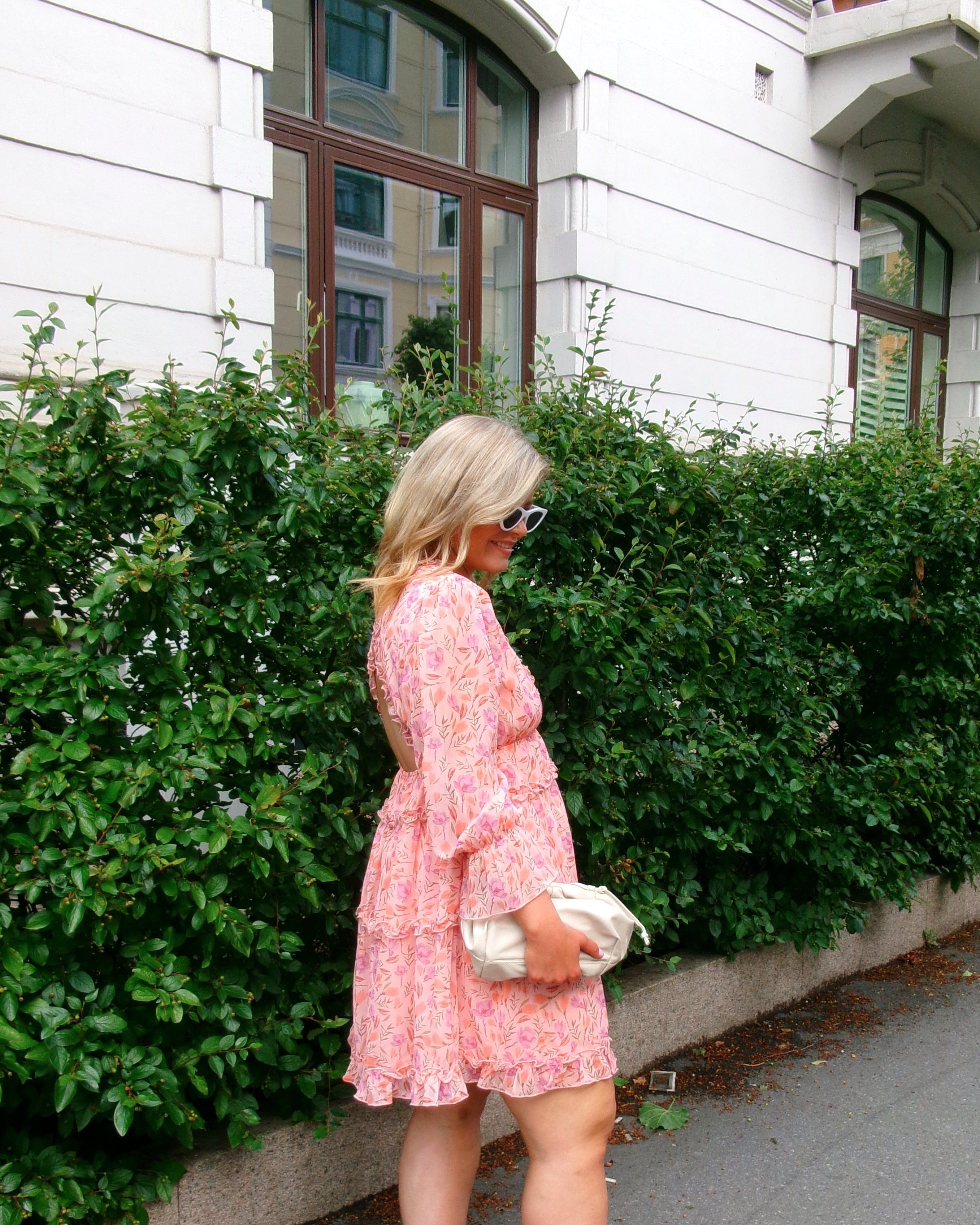 VIJASMINE Short Dress - Sea Pink