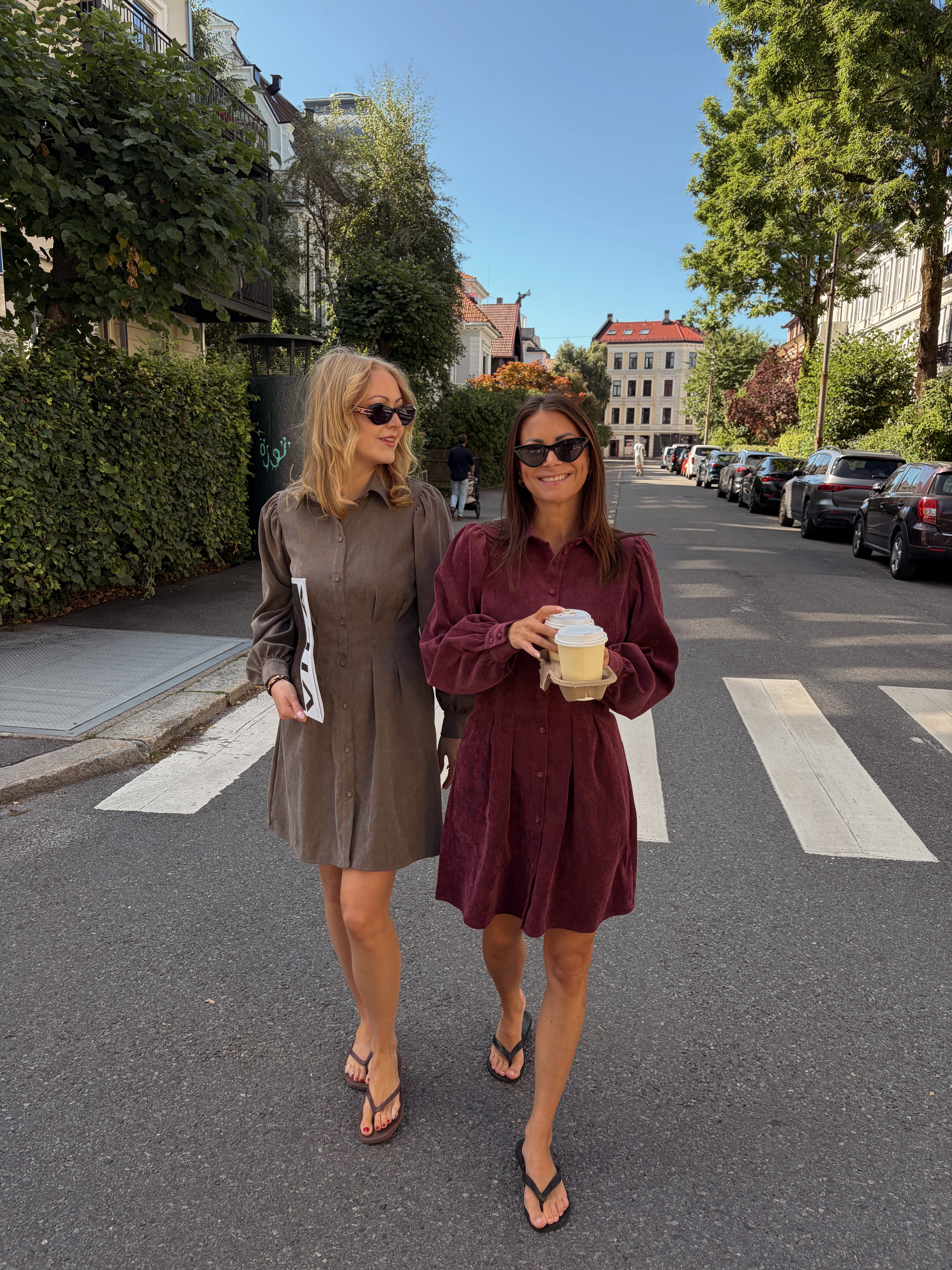 VICORDU Short Dress - Port Royale
