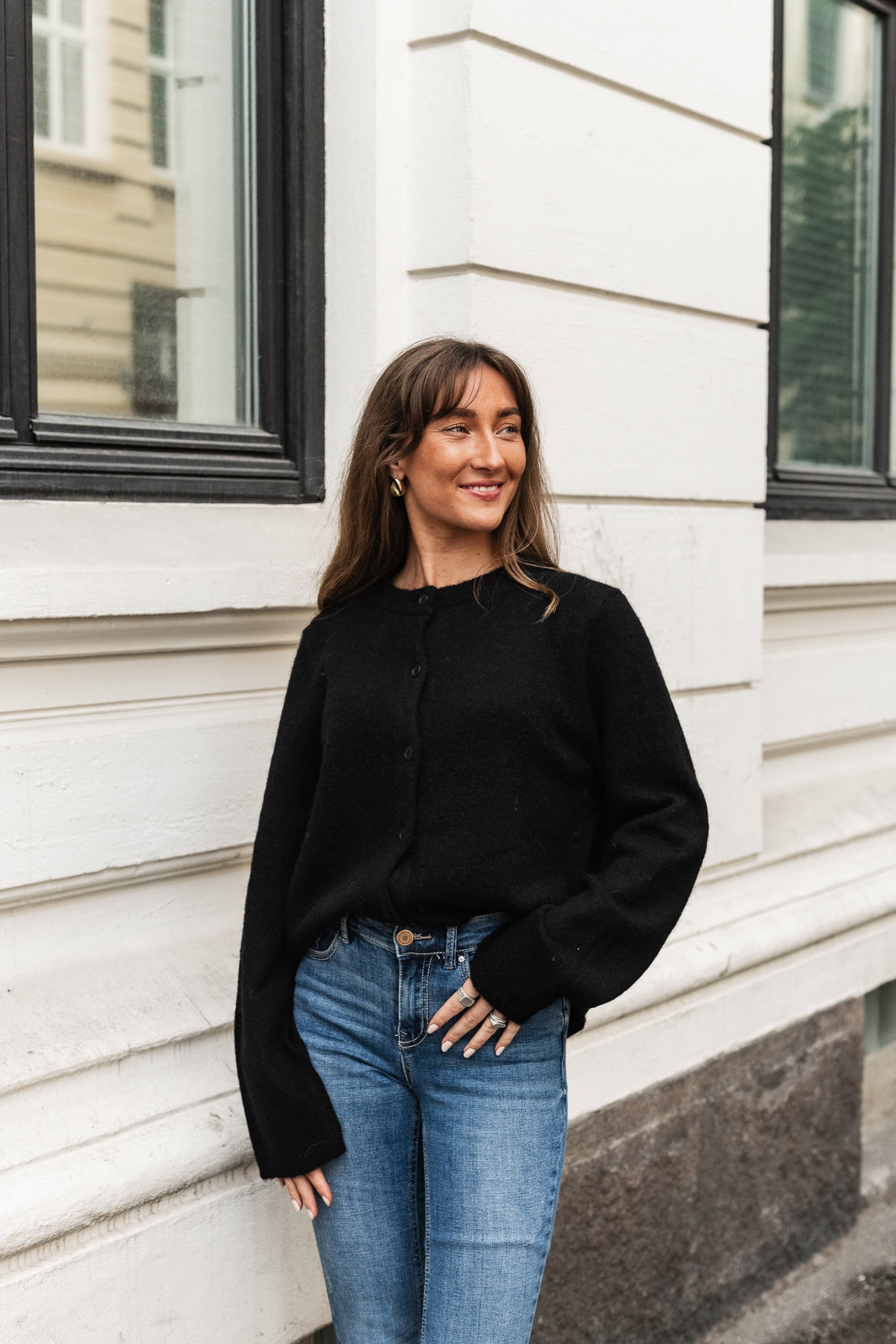 SLFLULU Knit Cardigan - Black