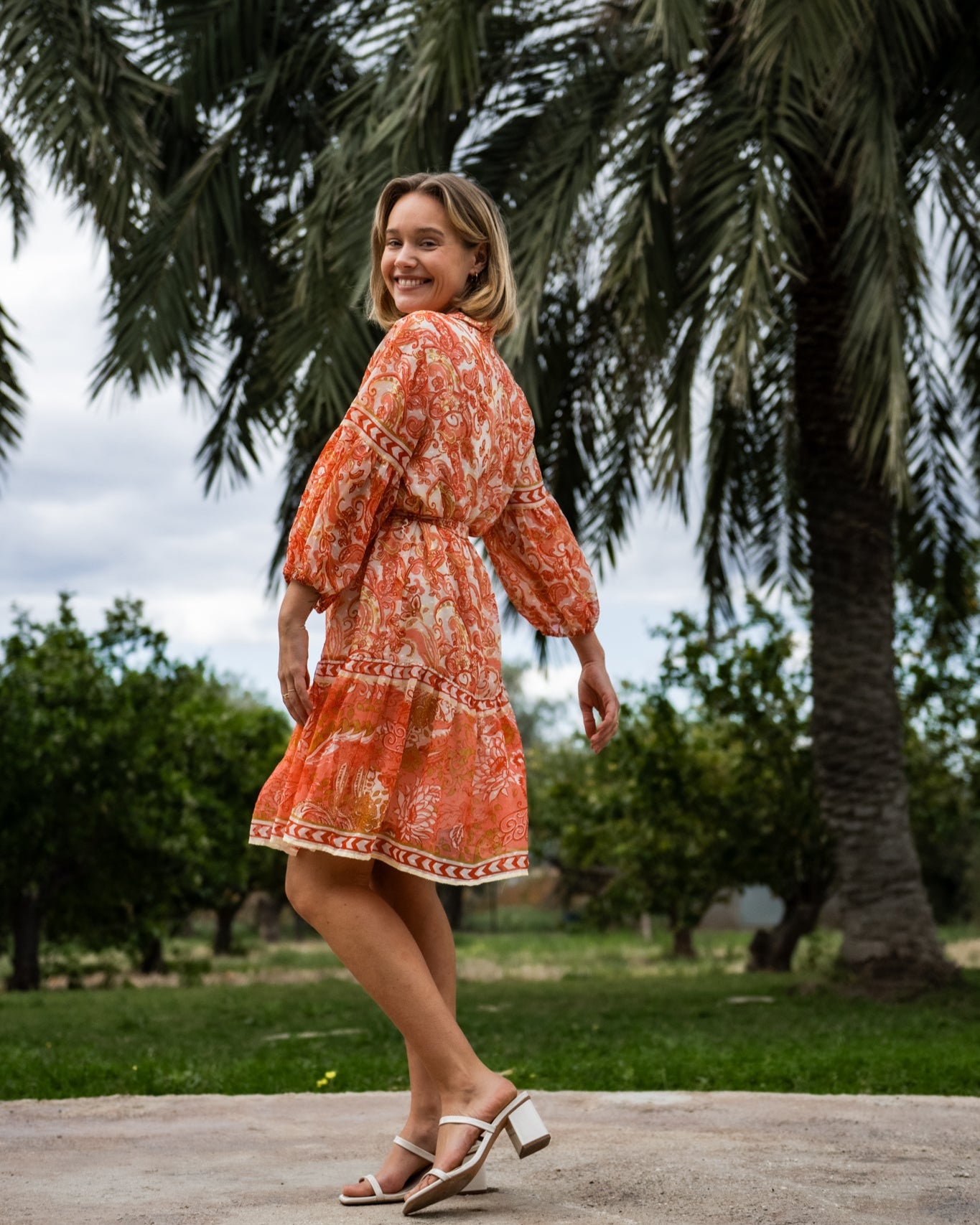 VIPRAYA Short Dress - Birch