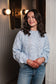 OBJFLORA Pullover - Cornflower Blue