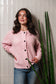 SLFLULU Knit Cardigan - Bleached Mauve