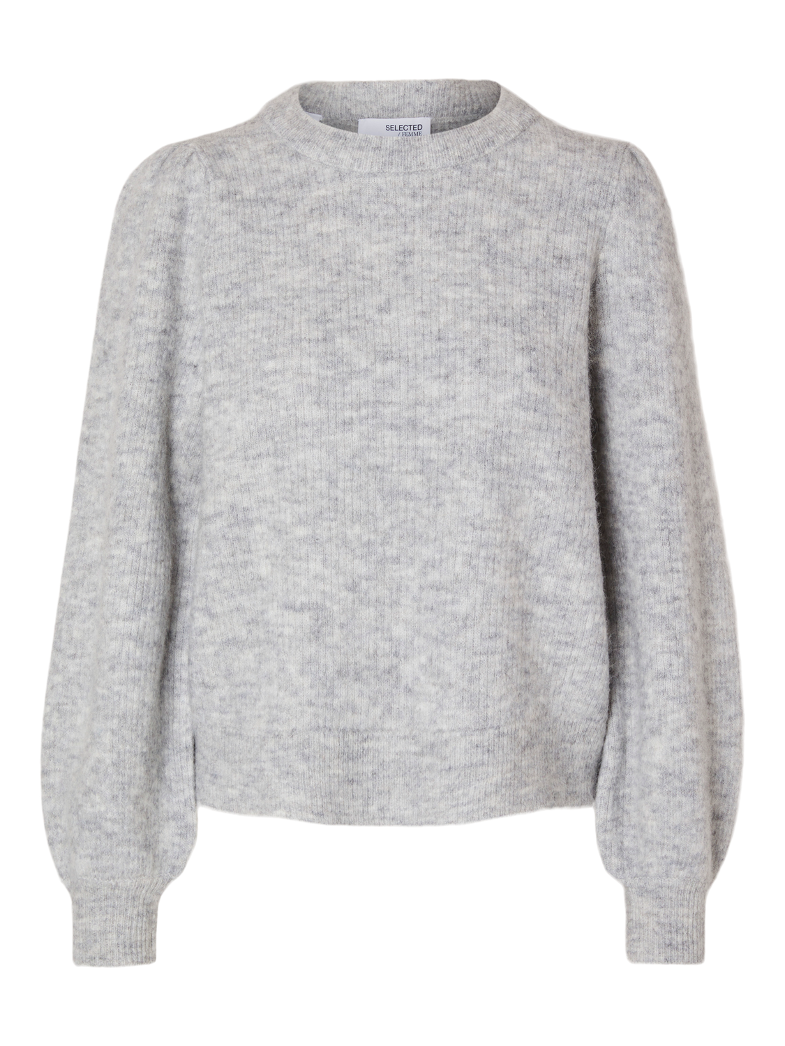 SLFLULU Pullover - Light Grey Melange