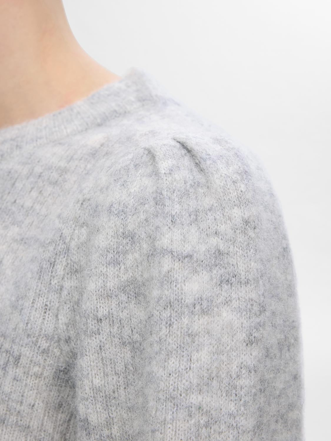 SLFLULU Pullover - Light Grey Melange