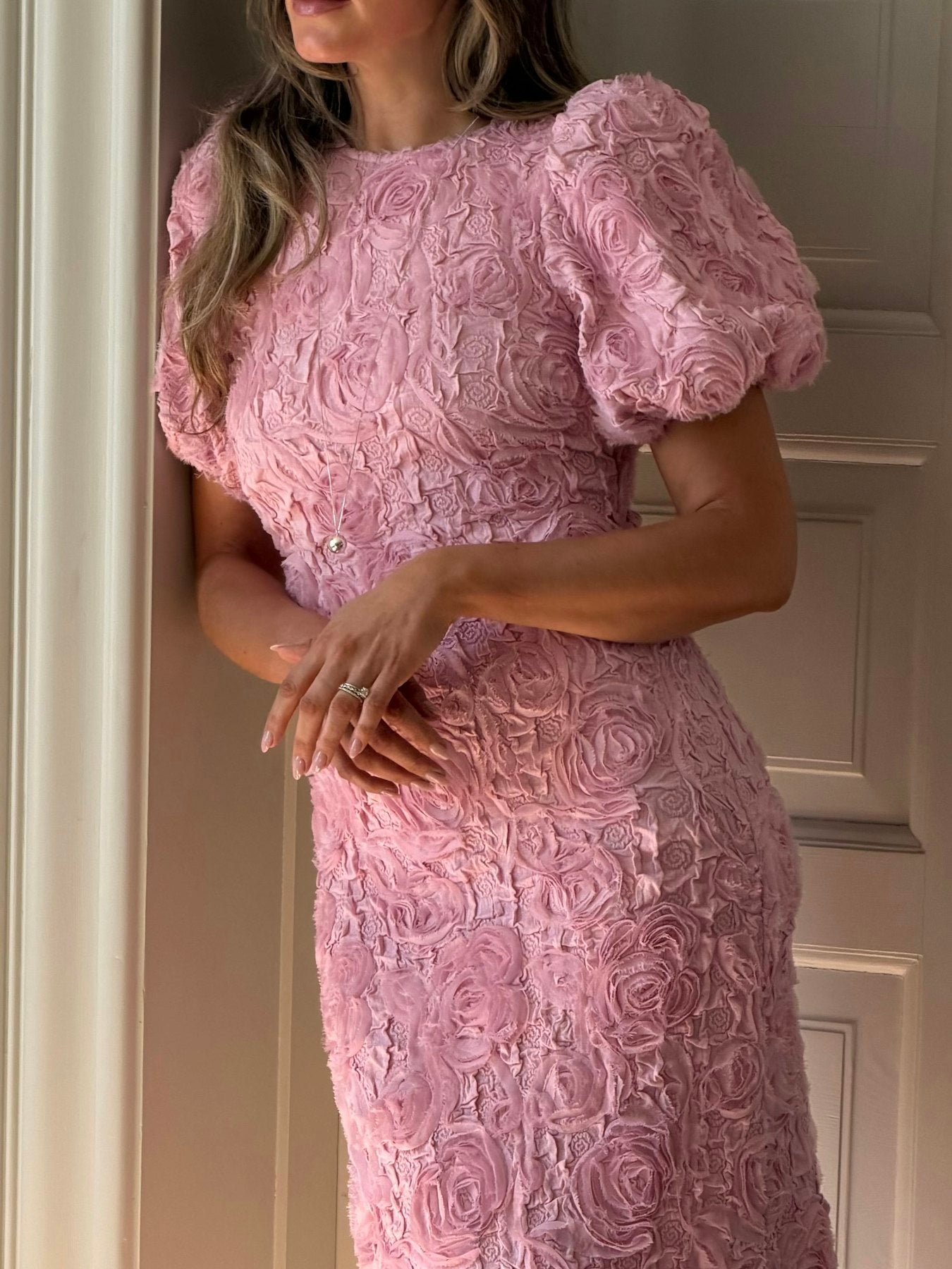 YASLINNEA Long Dress - Bleached Mauve