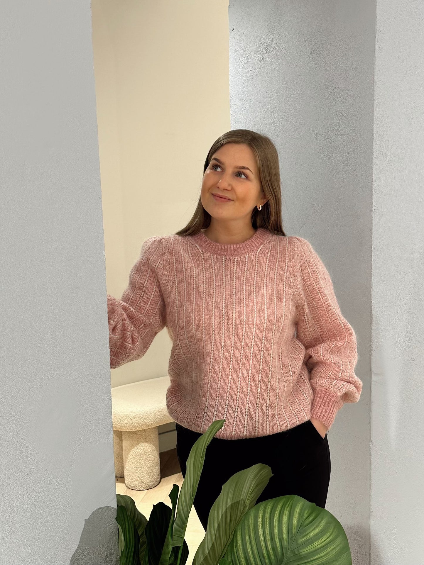 SLFMEJSE Pullover - Pink Nectar