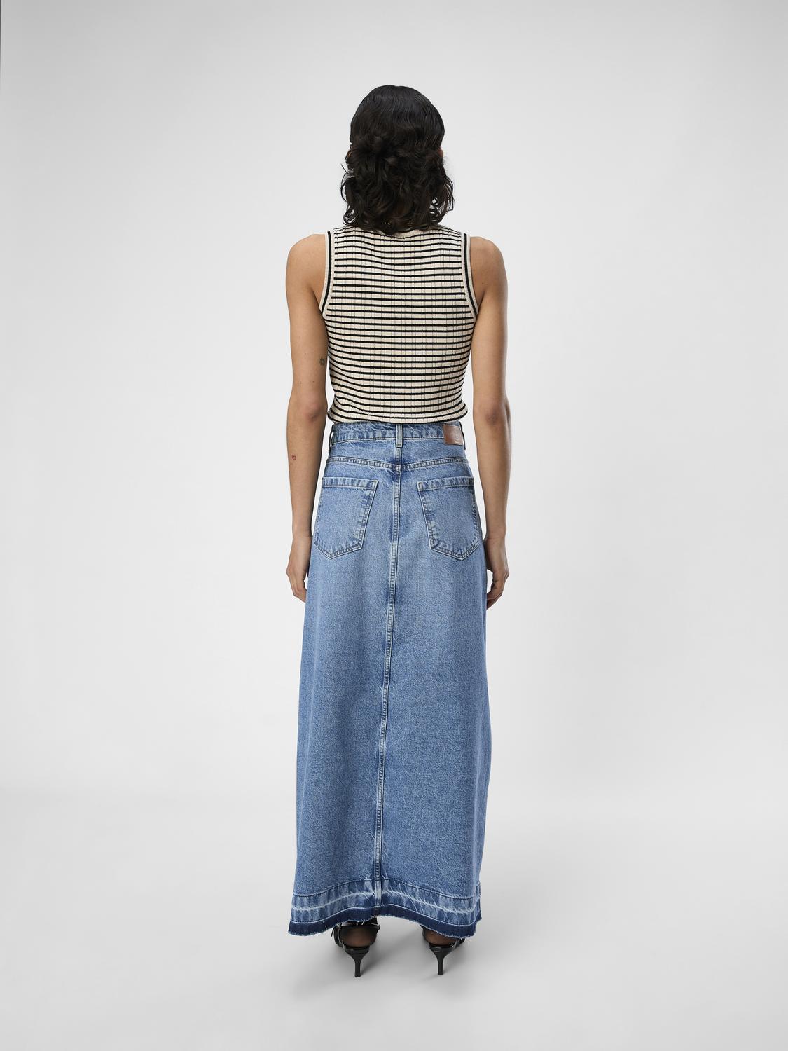 OBJHARPER Skirt - Medium Blue Denim