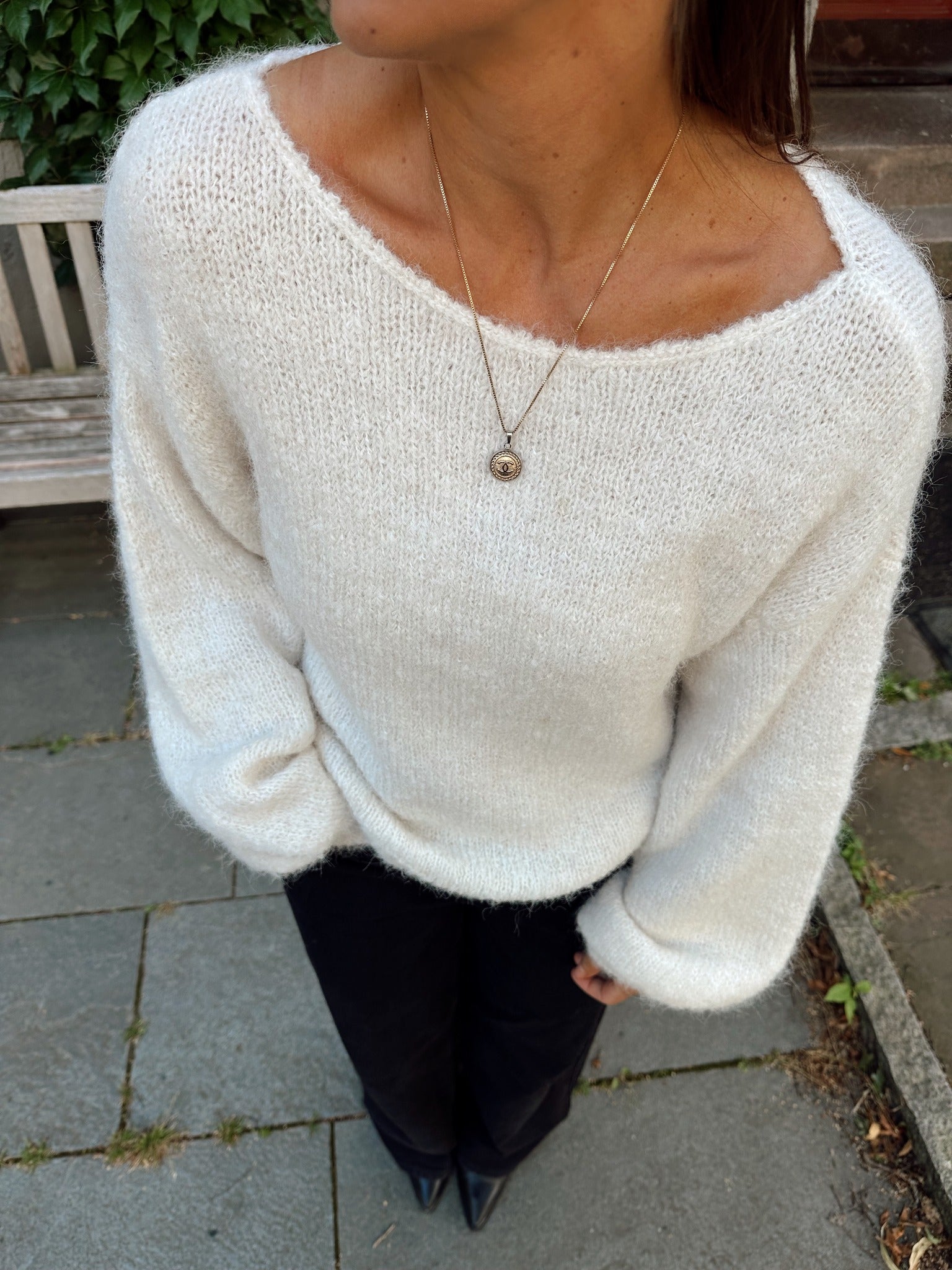 VIMARLEY Pullover - Egret