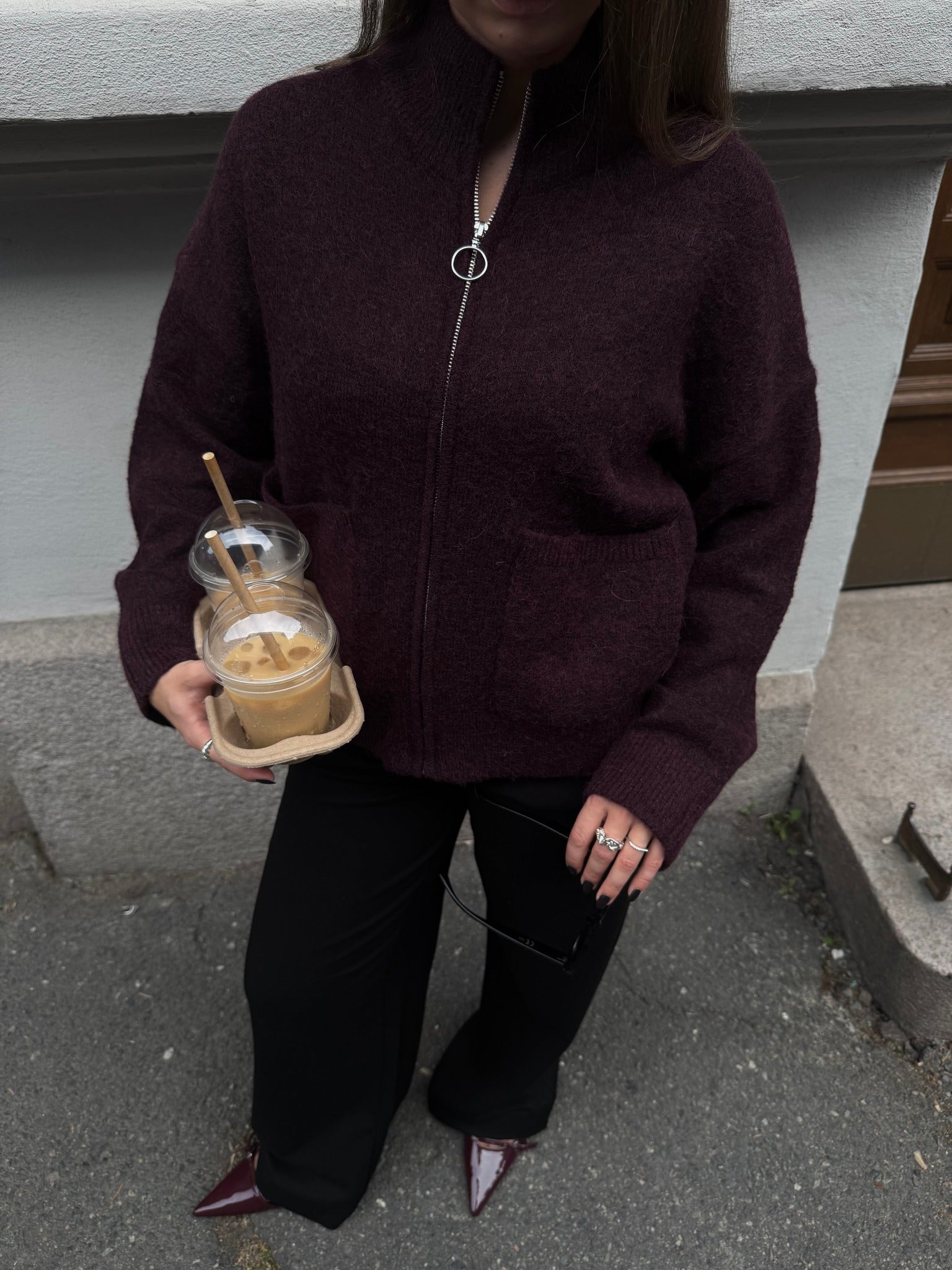 SLFSIA Knit Cardigan - Fig