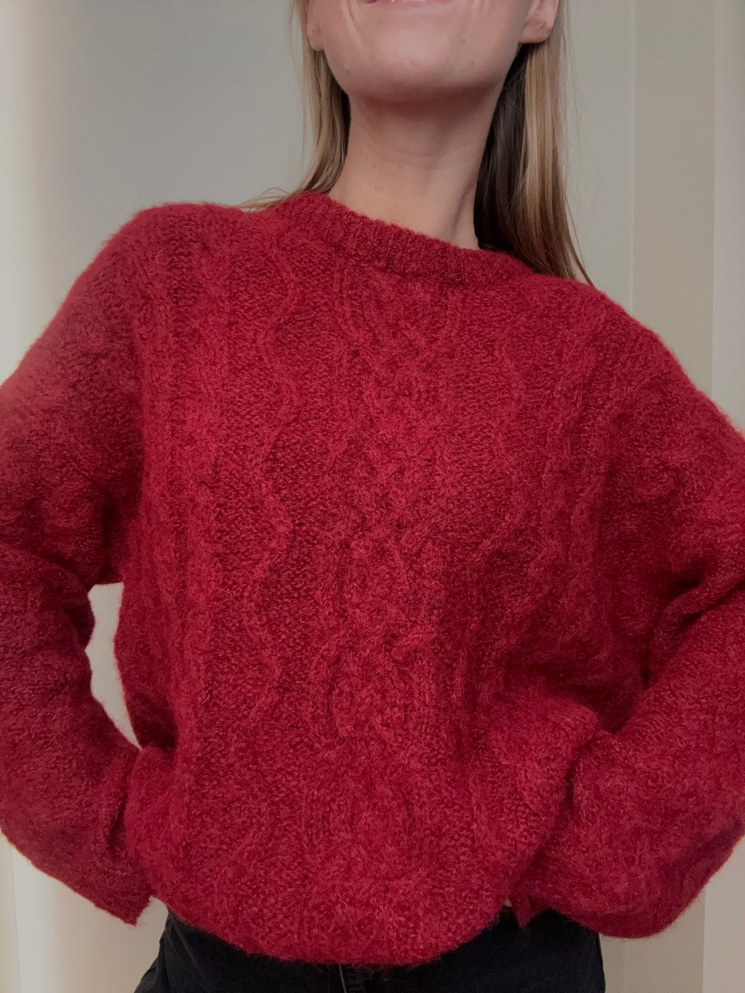 OBJDALLAS Pullover - Cabernet